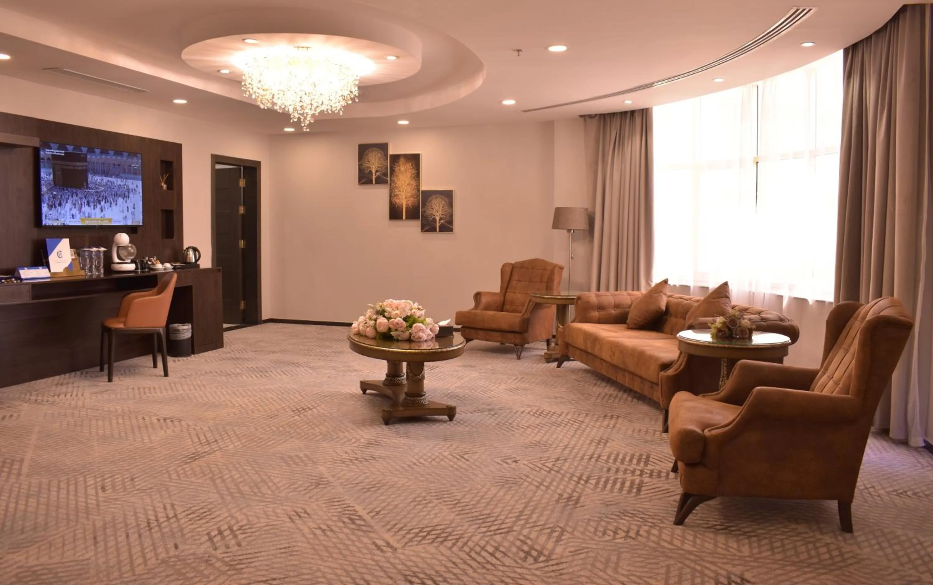 Living room in Cloud City Hotel