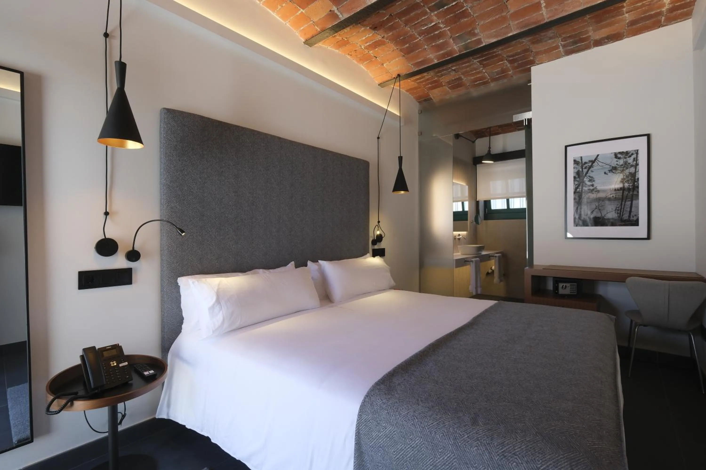 Bed in Hotel El Rosal de Cudillero