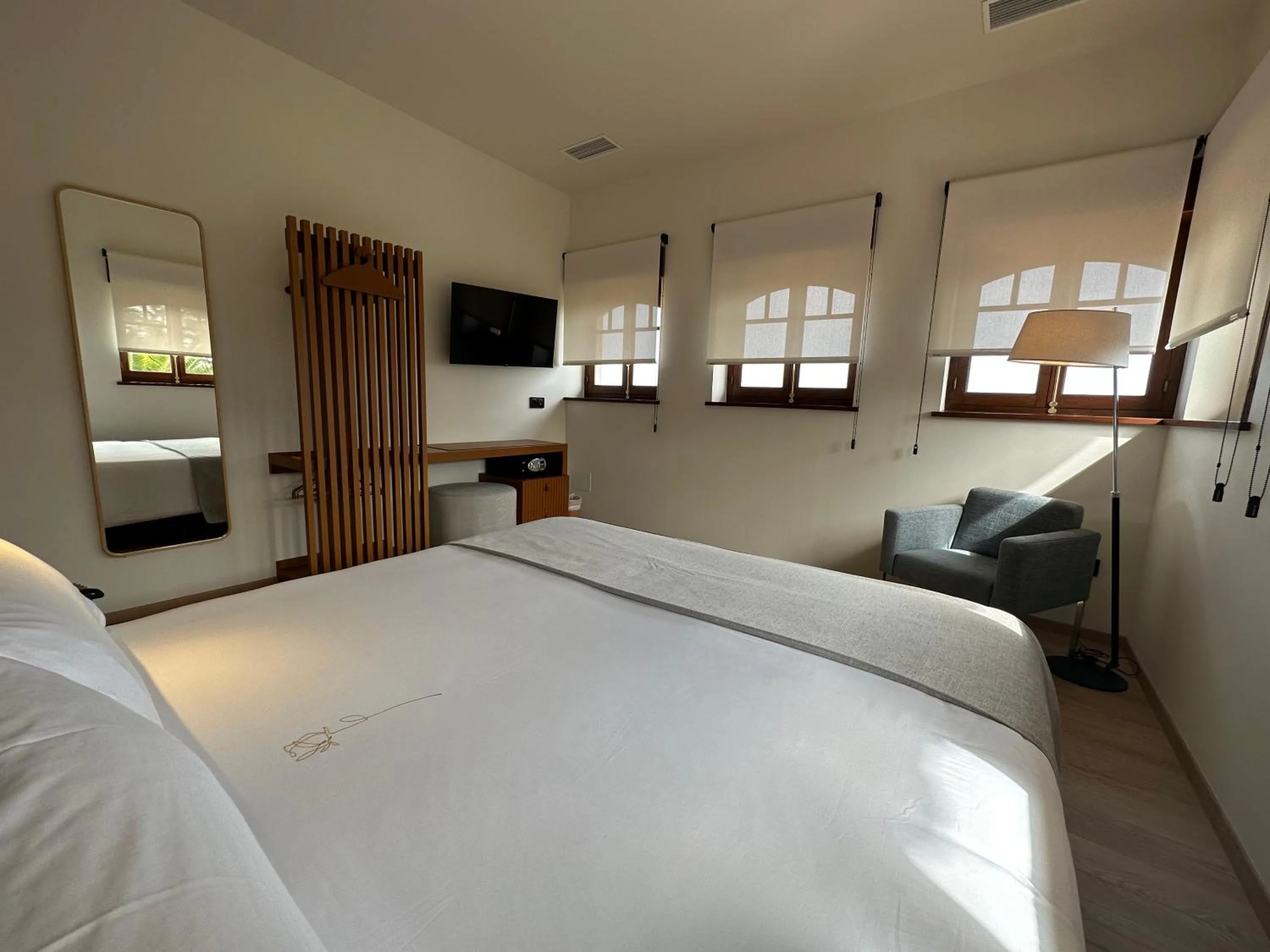 Bed in Hotel El Rosal de Cudillero