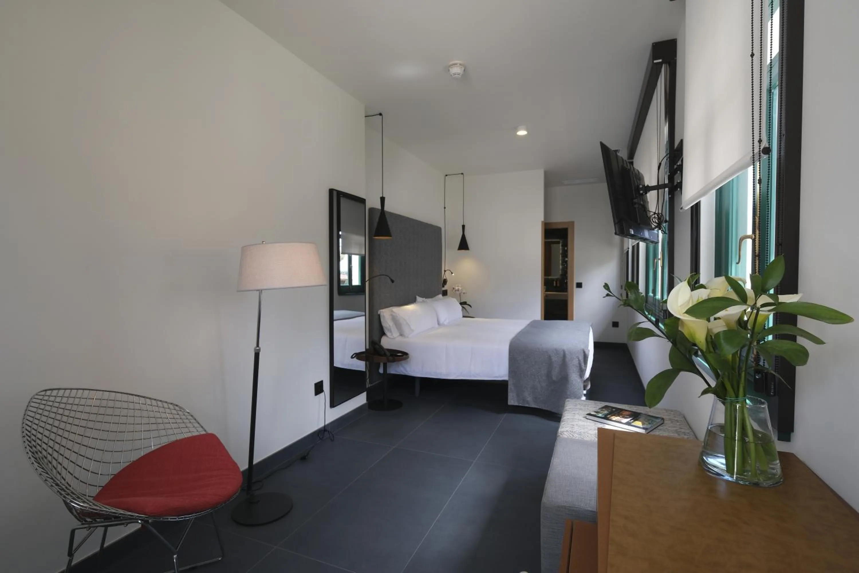 Bed in Hotel El Rosal de Cudillero