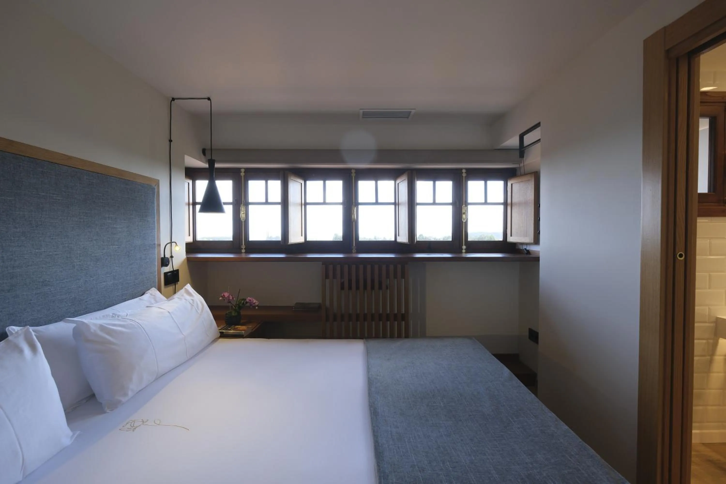 Bed in Hotel El Rosal de Cudillero