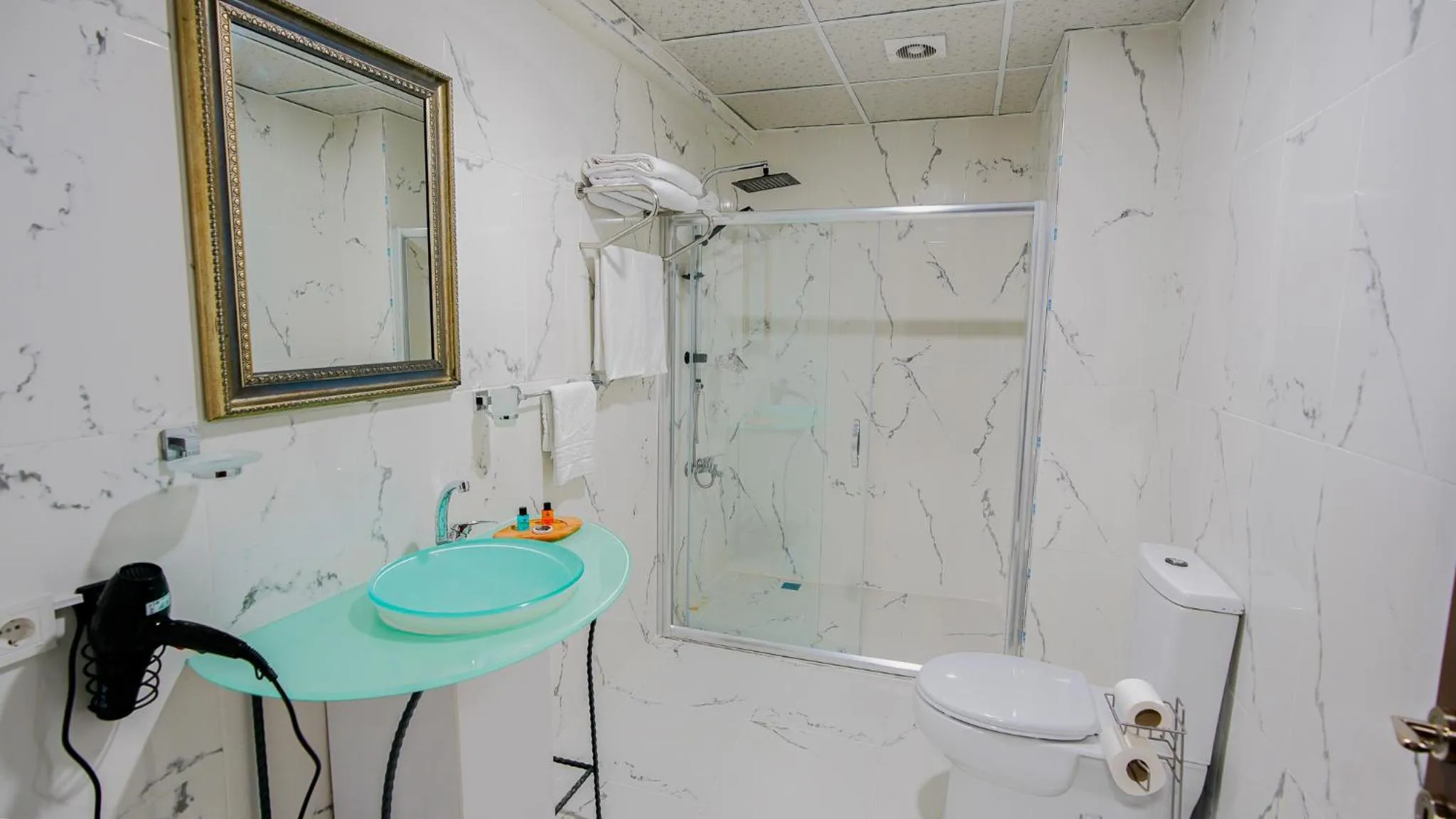 Shower in Gardan Hotel