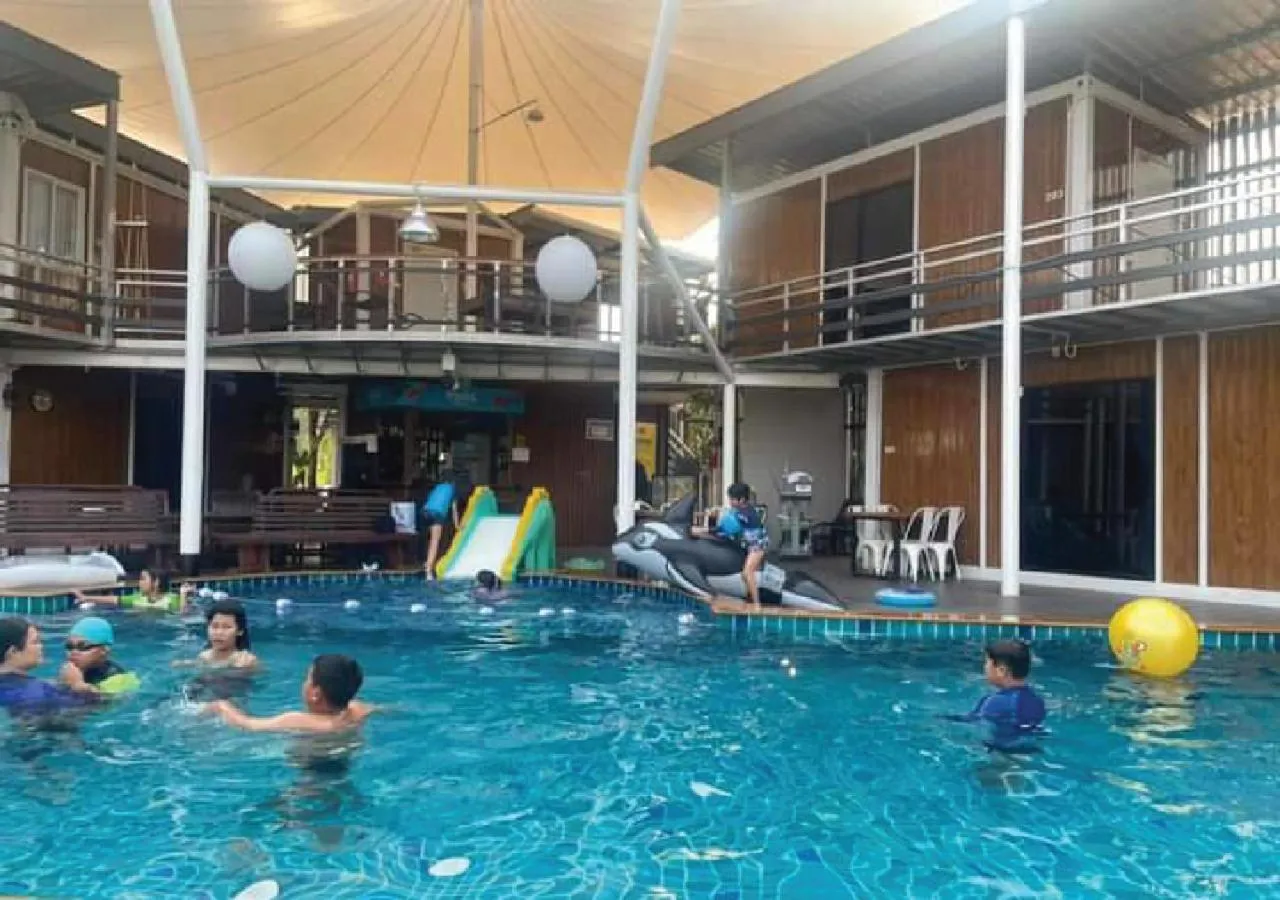 People in Hi Creek Resort