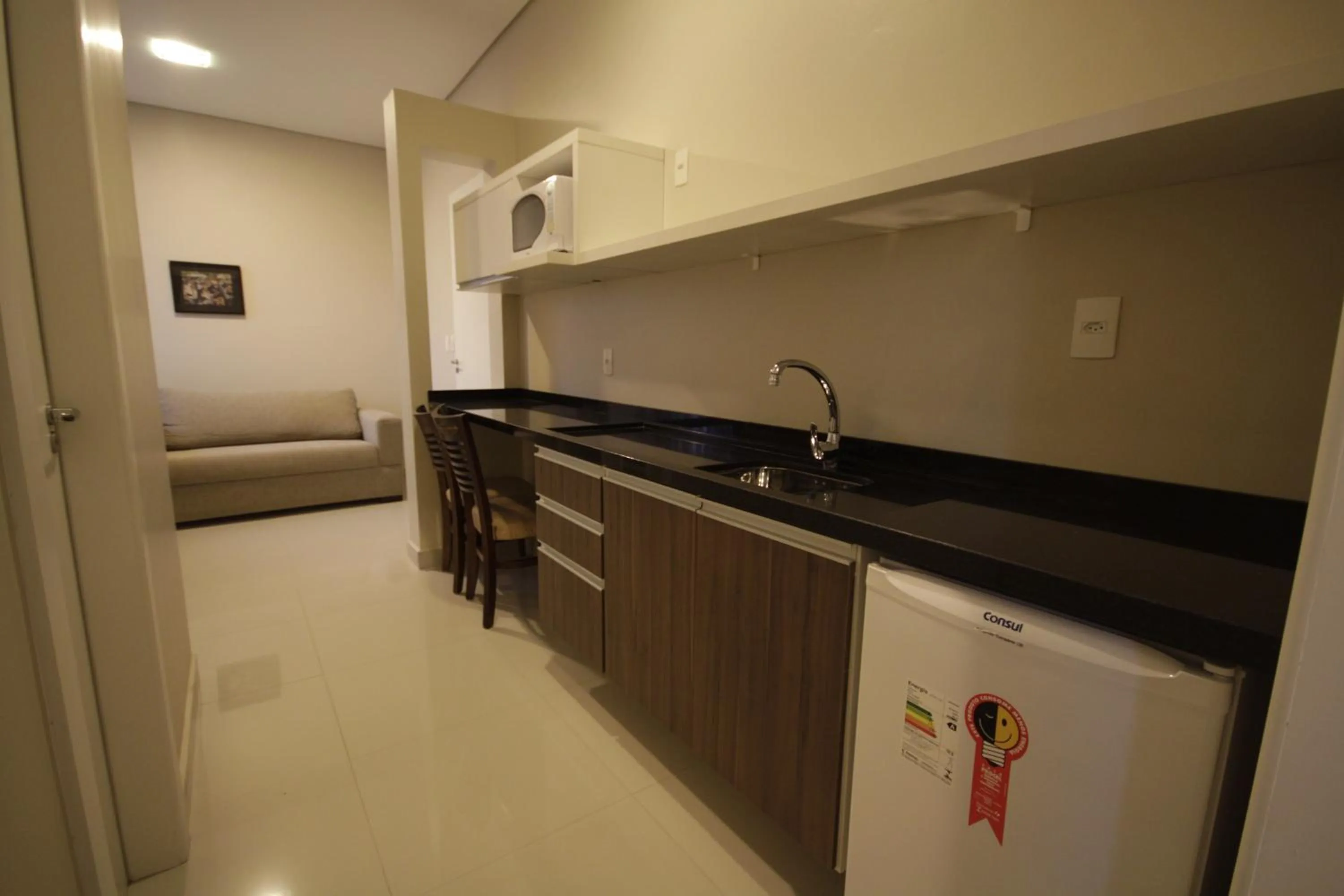 Kitchen or kitchenette in Hotel Emacite Flex