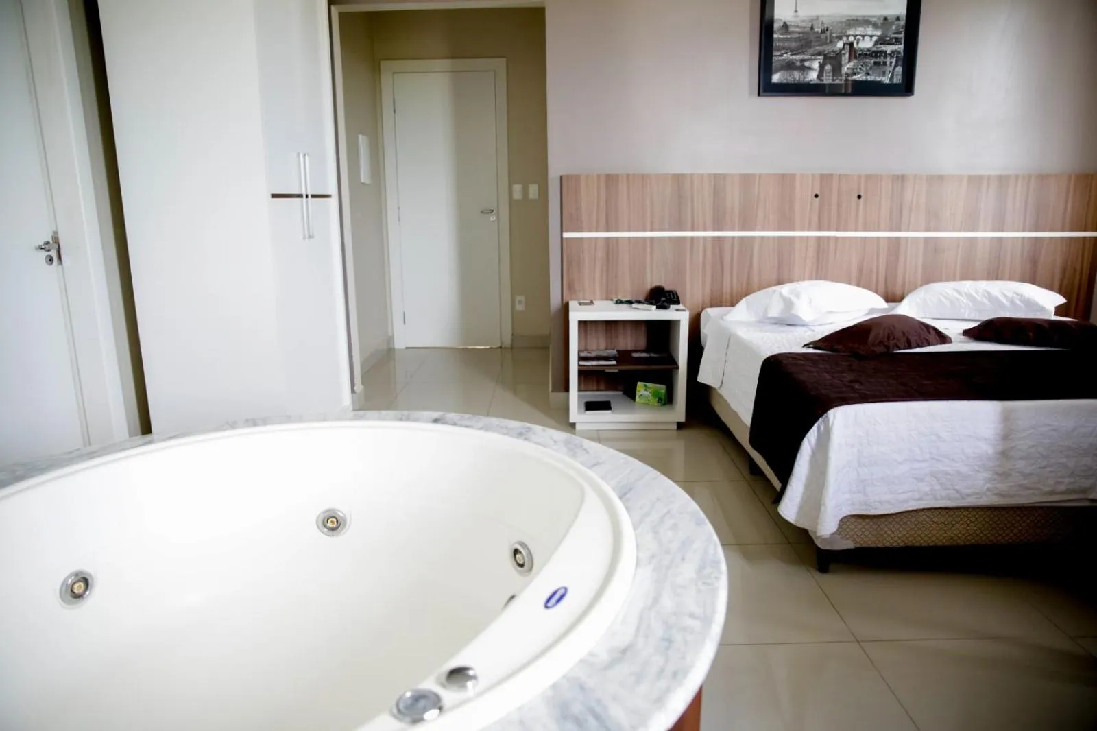 Bed in Hotel Emacite Flex