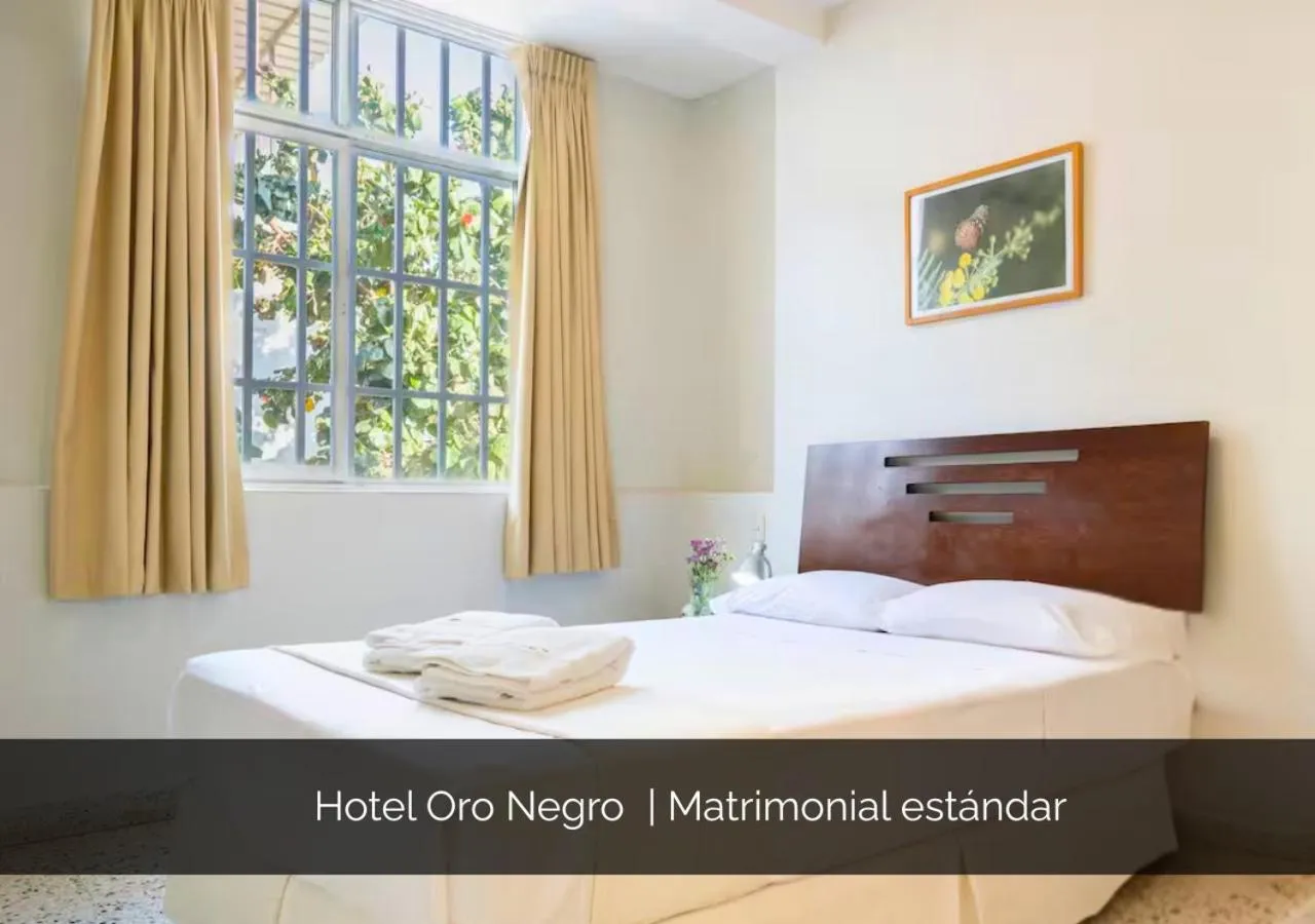 Bed in Hotel Oro Negro