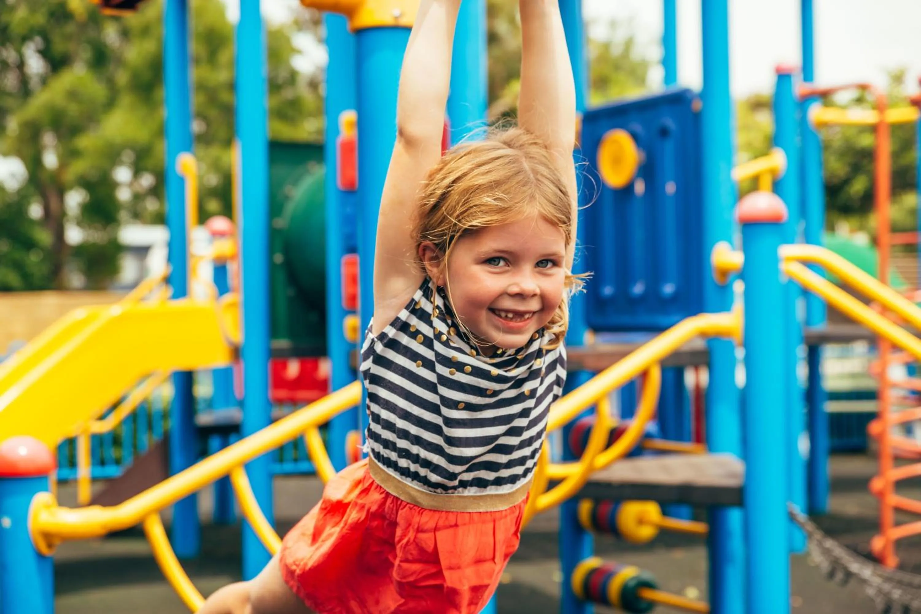 Children play ground in BIG4 Melbourne Holiday Park