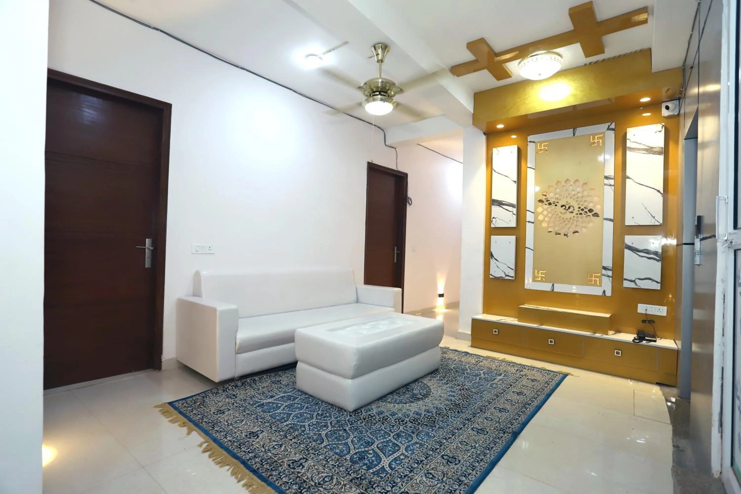 Seating area in VRINDAVAN GUEST HOUSE