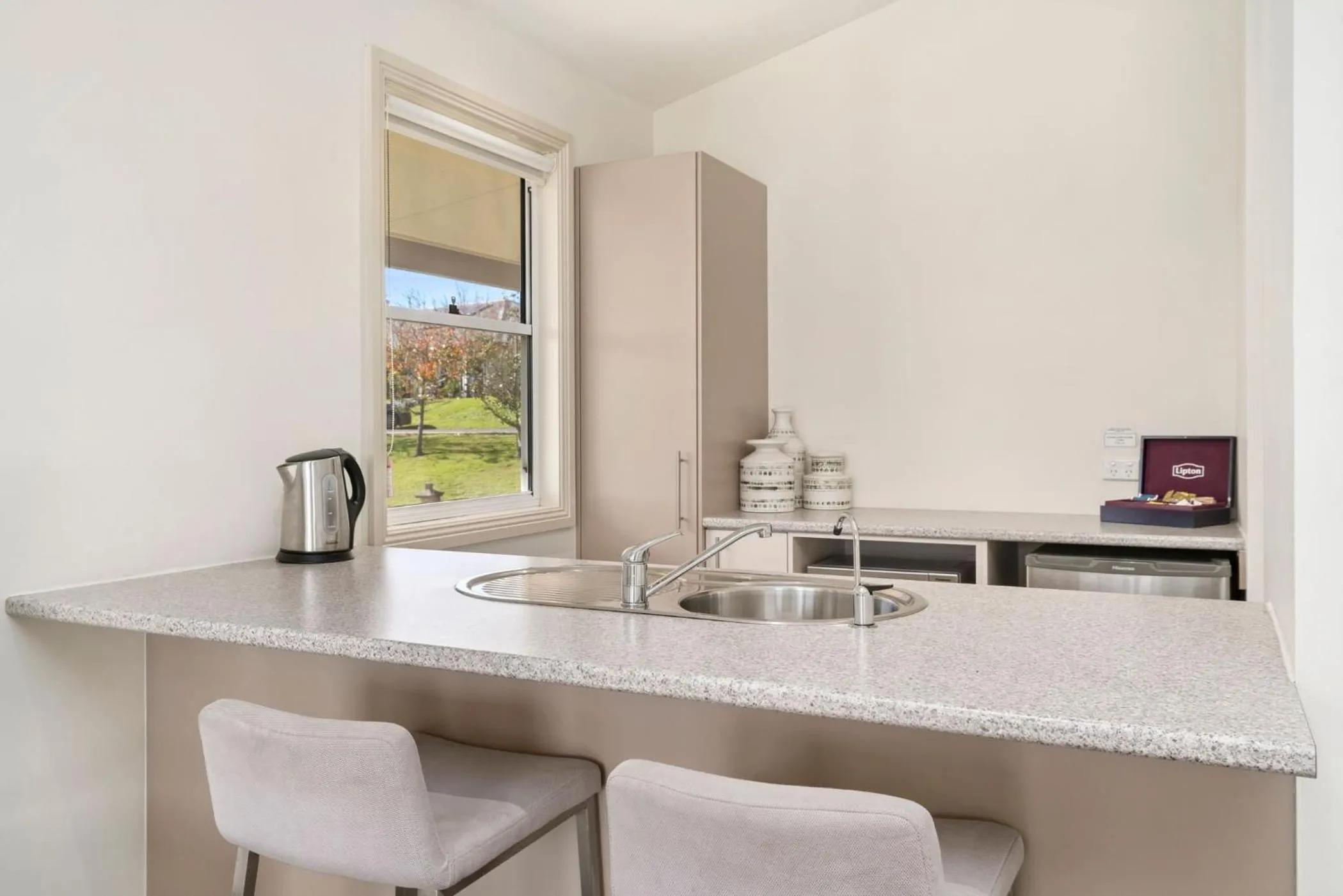 Kitchen or kitchenette in H Boutique Hotel