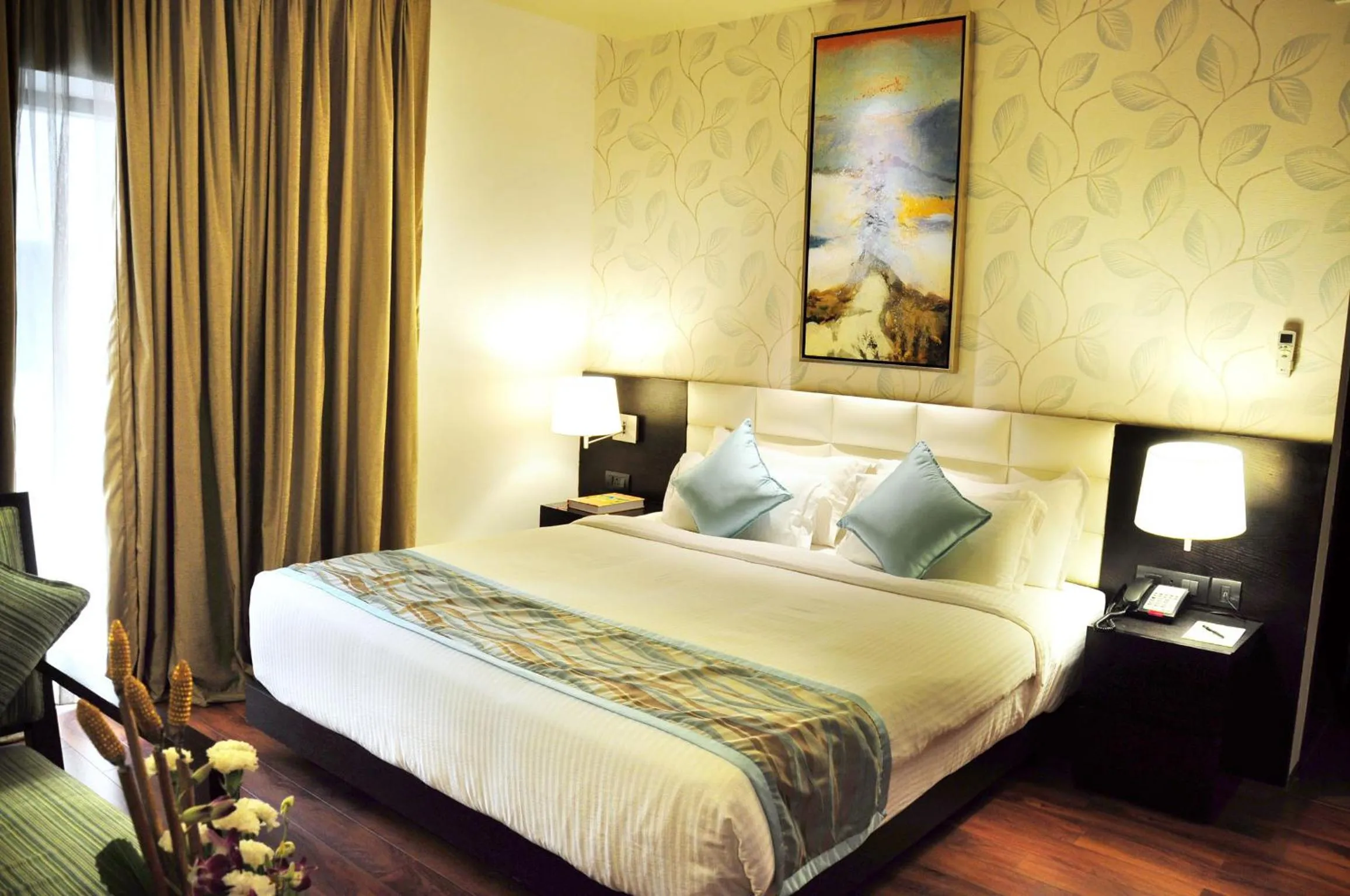 Decorative detail, Bed in Hotel Senses