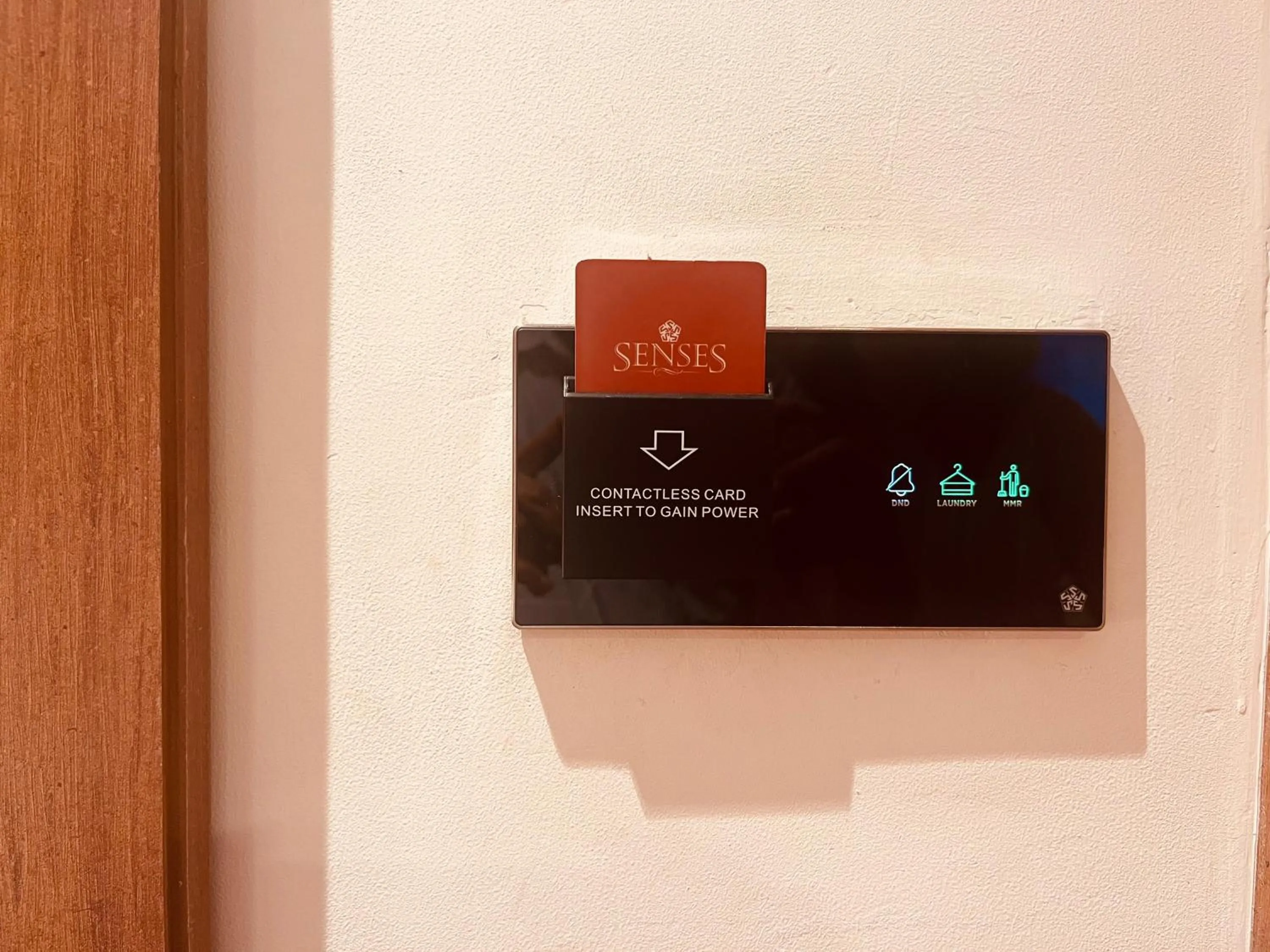 Property logo or sign in Hotel Senses