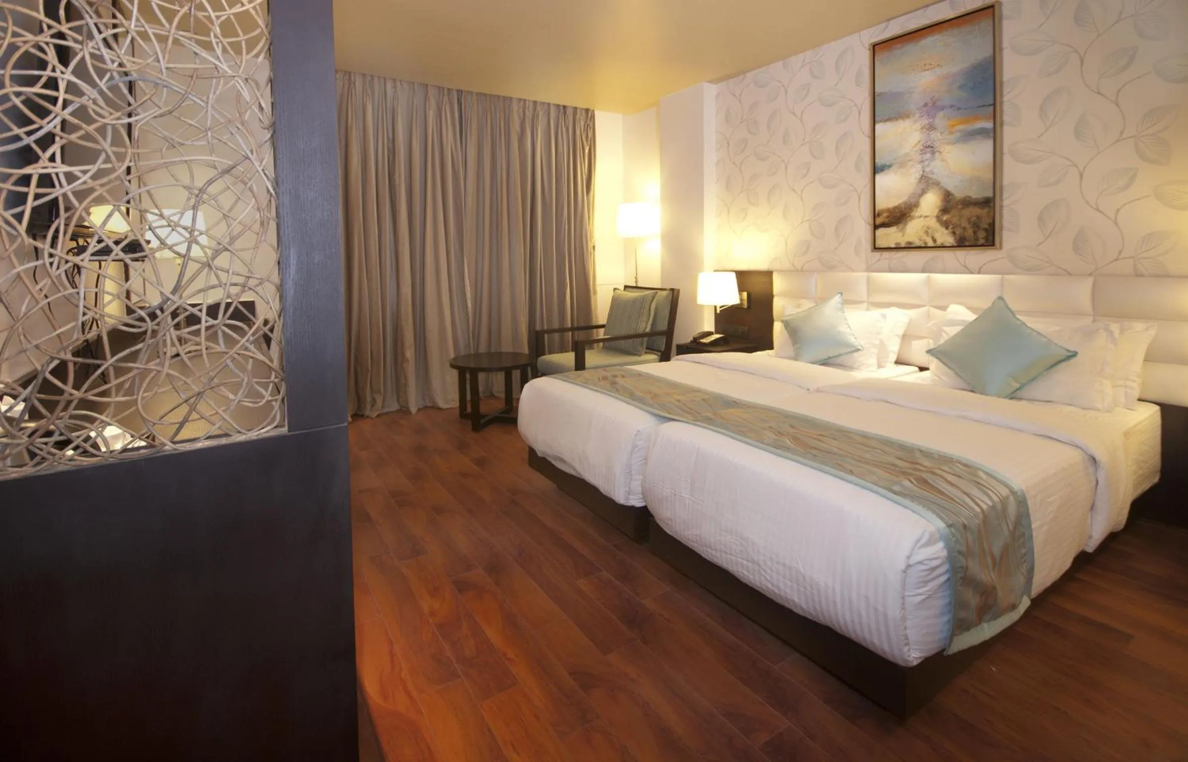 Decorative detail, Bed in Hotel Senses