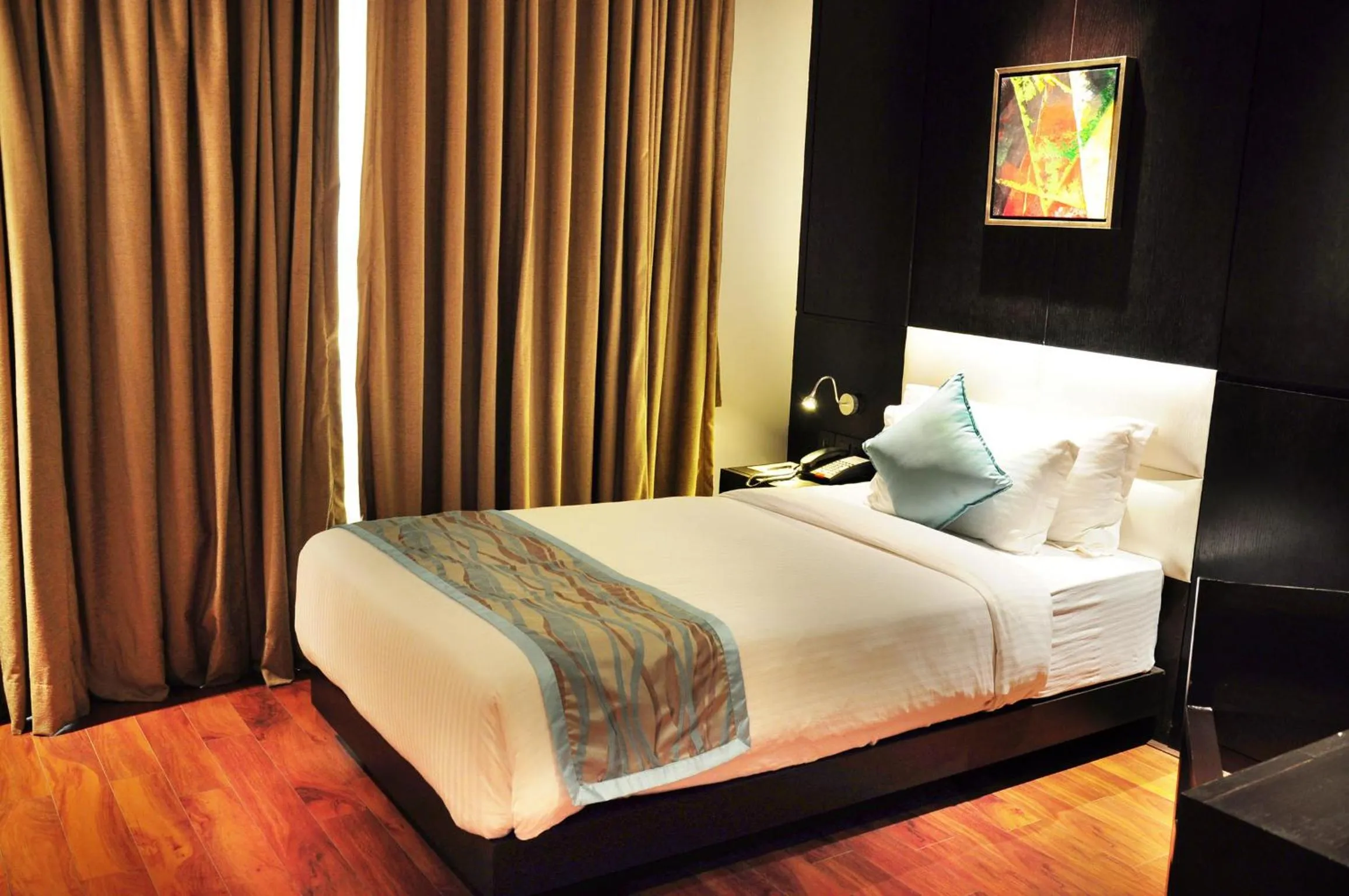 Decorative detail, Bed in Hotel Senses