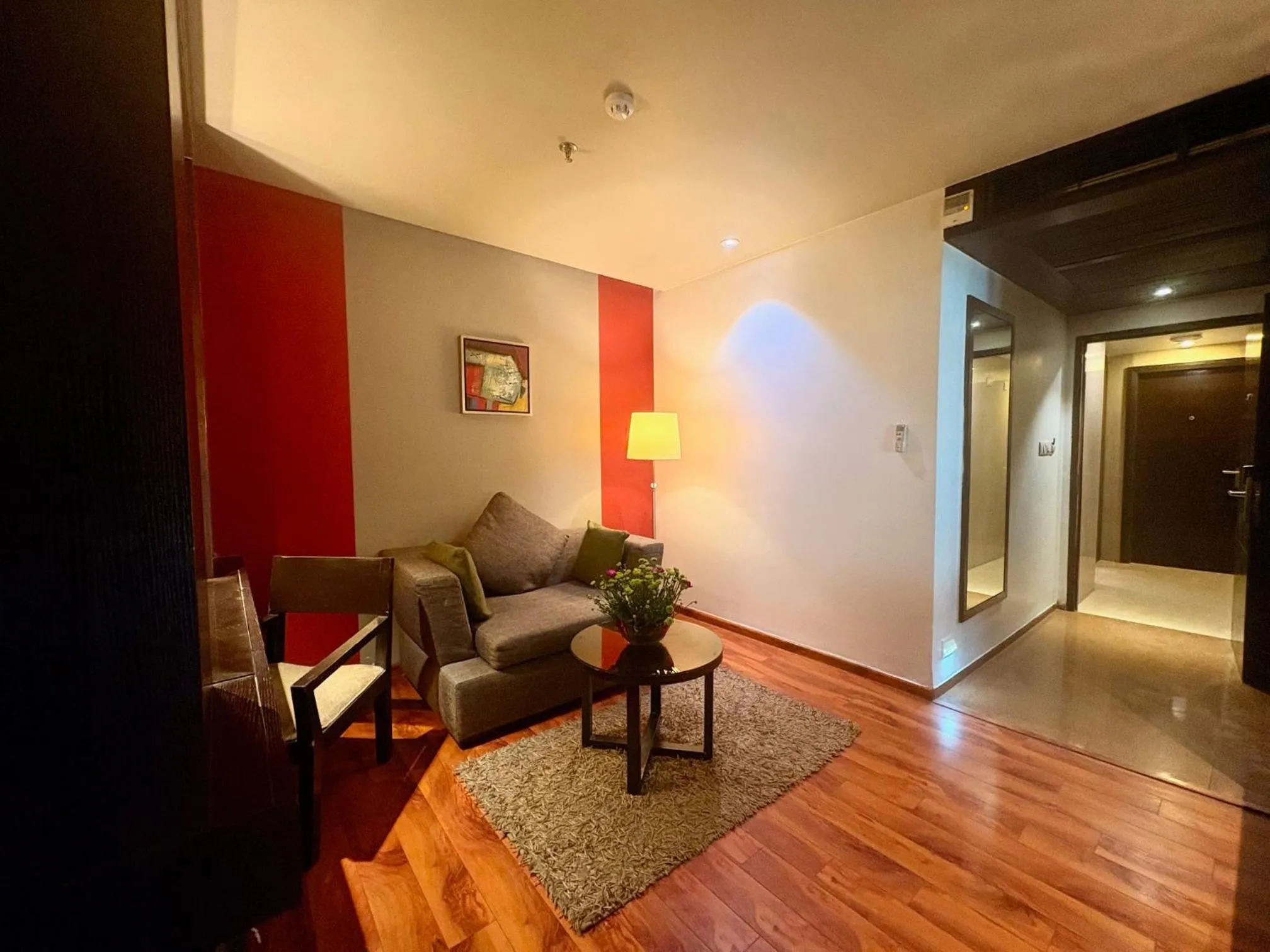 Seating area in Hotel Senses