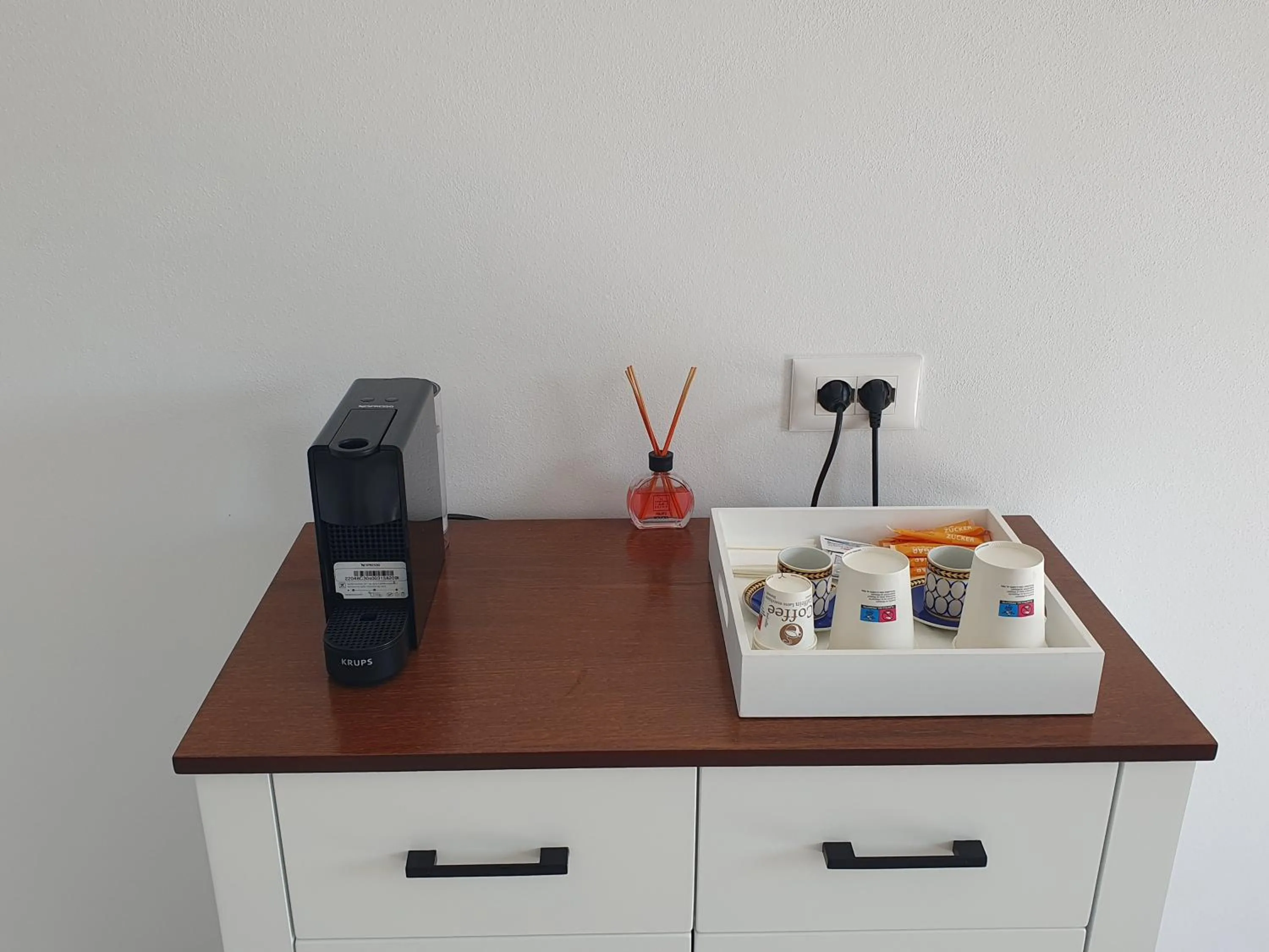 Coffee/tea facilities in Nerium Garden Inn Tirana Airport