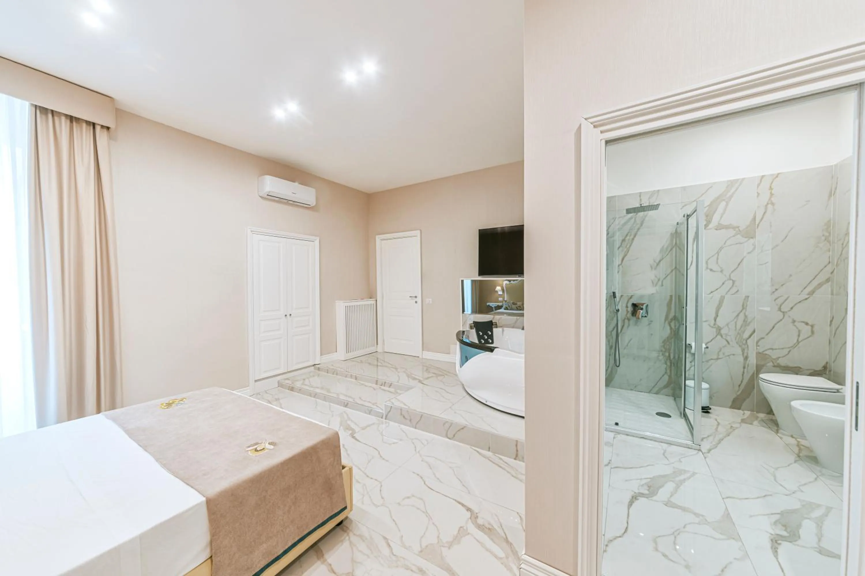 Bed in Gentile Suite & Spa Vomero