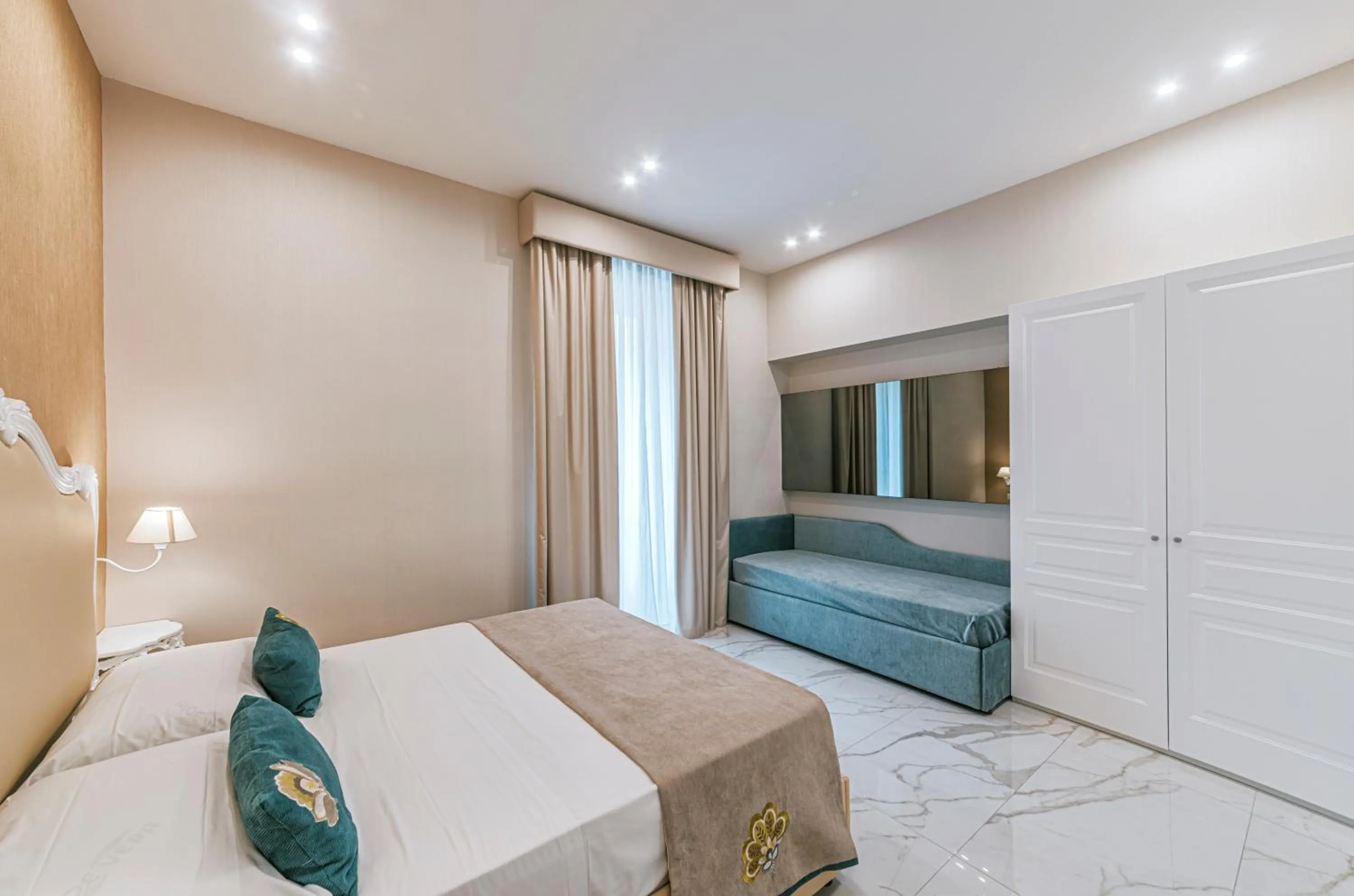 Bed in Gentile Suite & Spa Vomero