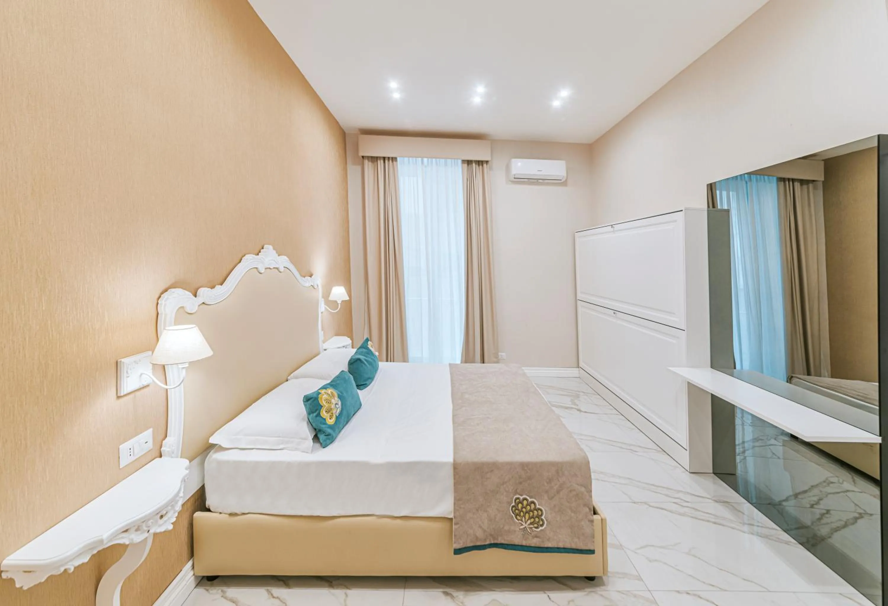 Bed in Gentile Suite & Spa Vomero