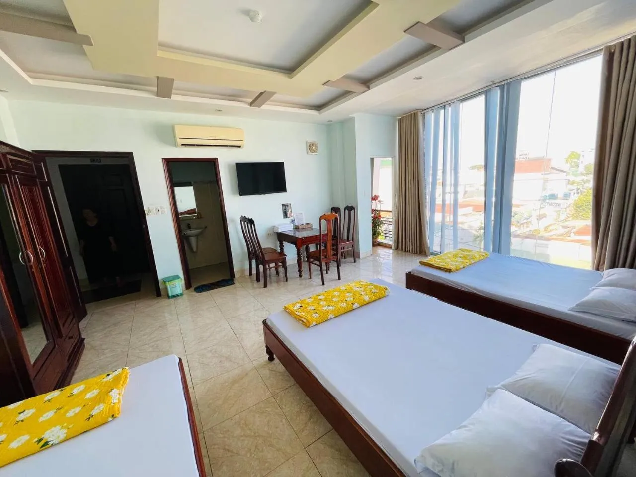 Bed in Manh Hung Hotel