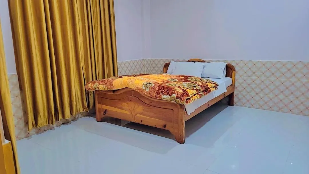 Bed in Hotel Miandam Palace