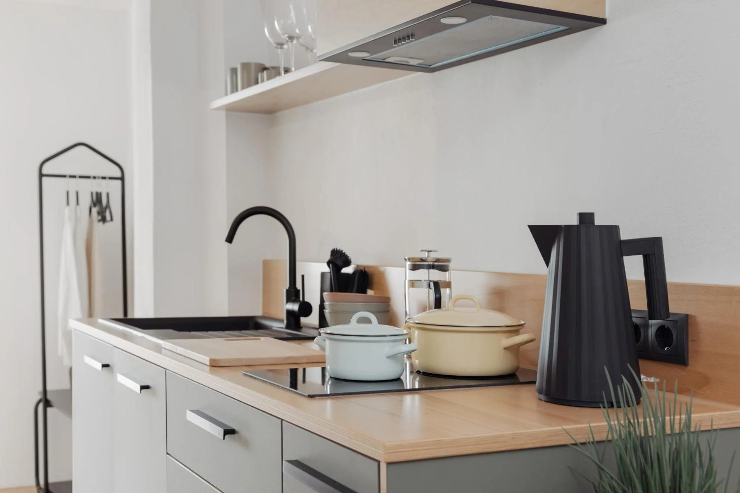 kitchen in Das Grüne Haus - Boutique Apartments ecofriendly