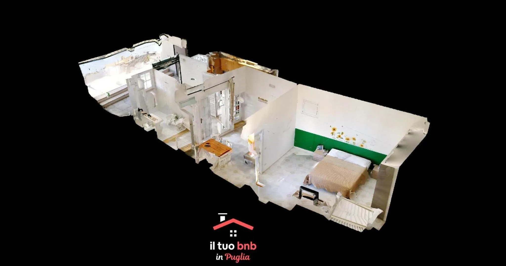 Property building in Casa Bianca bnb,Big Terrace,10 min Airport Beaches