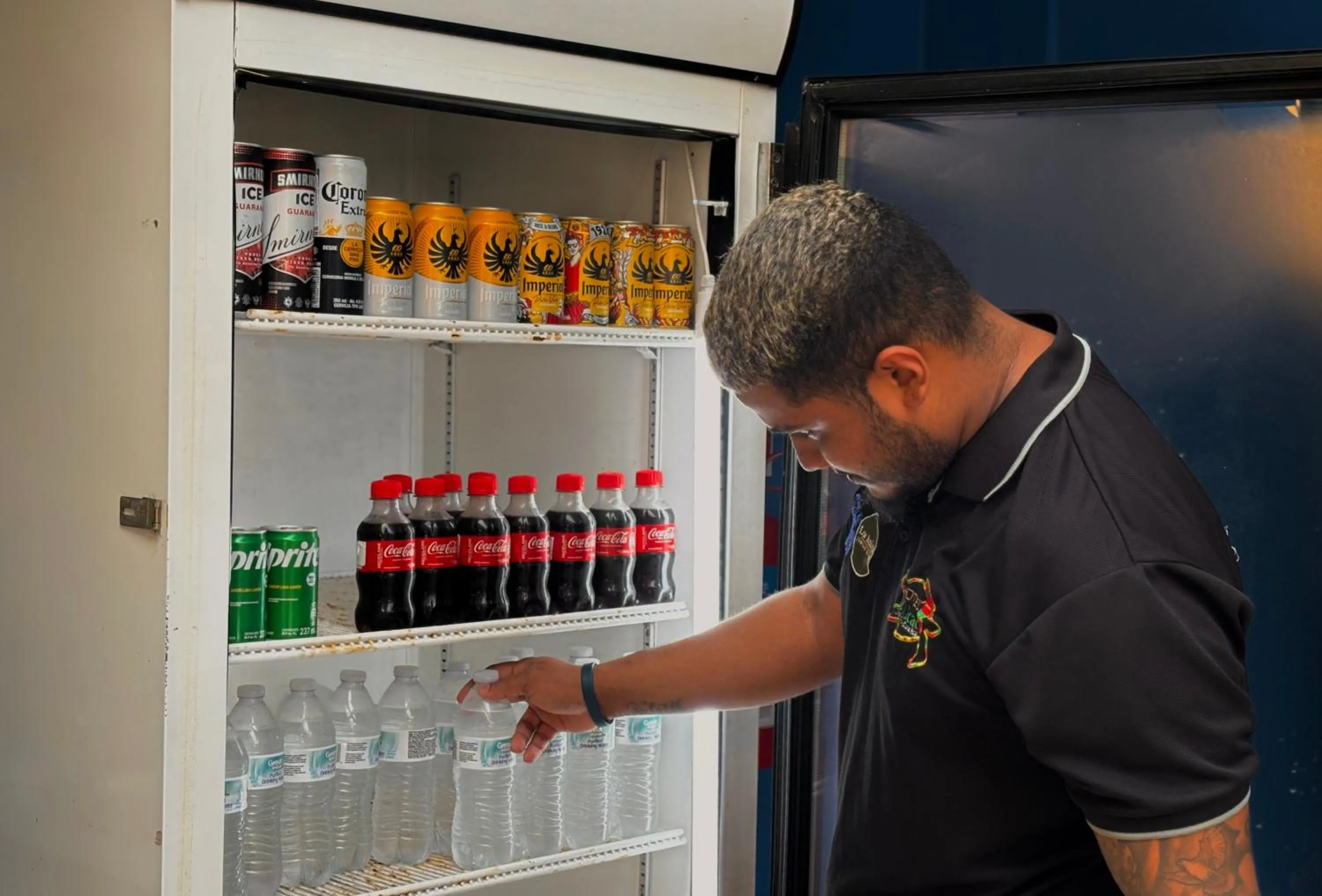 People in Carey Lodging