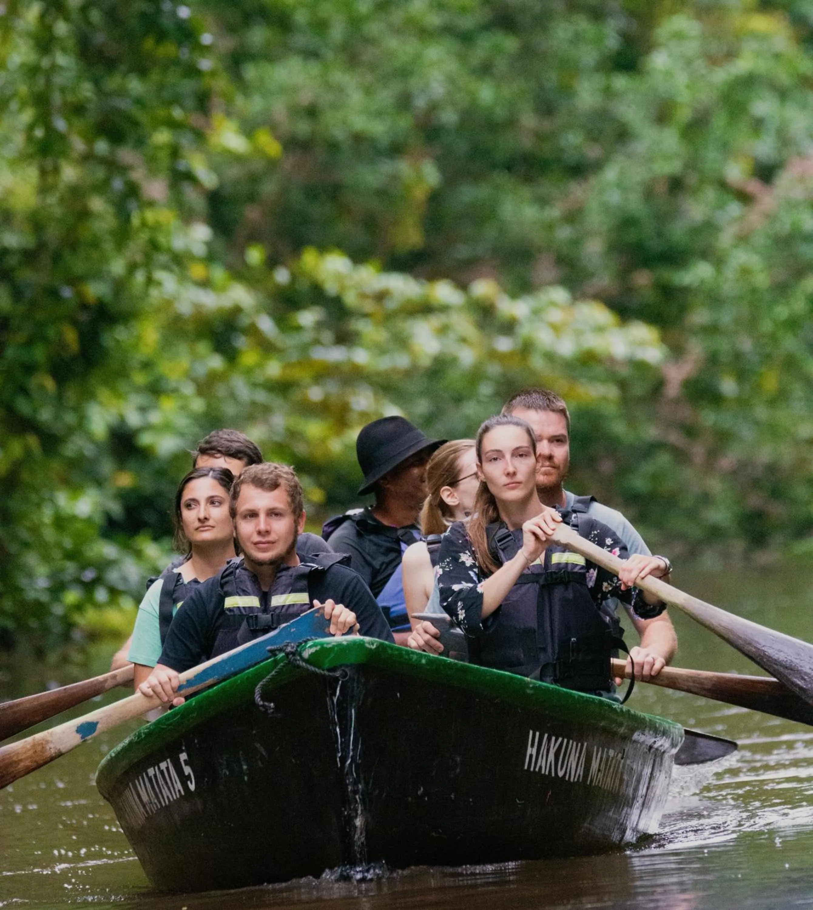 People in Carey Lodging