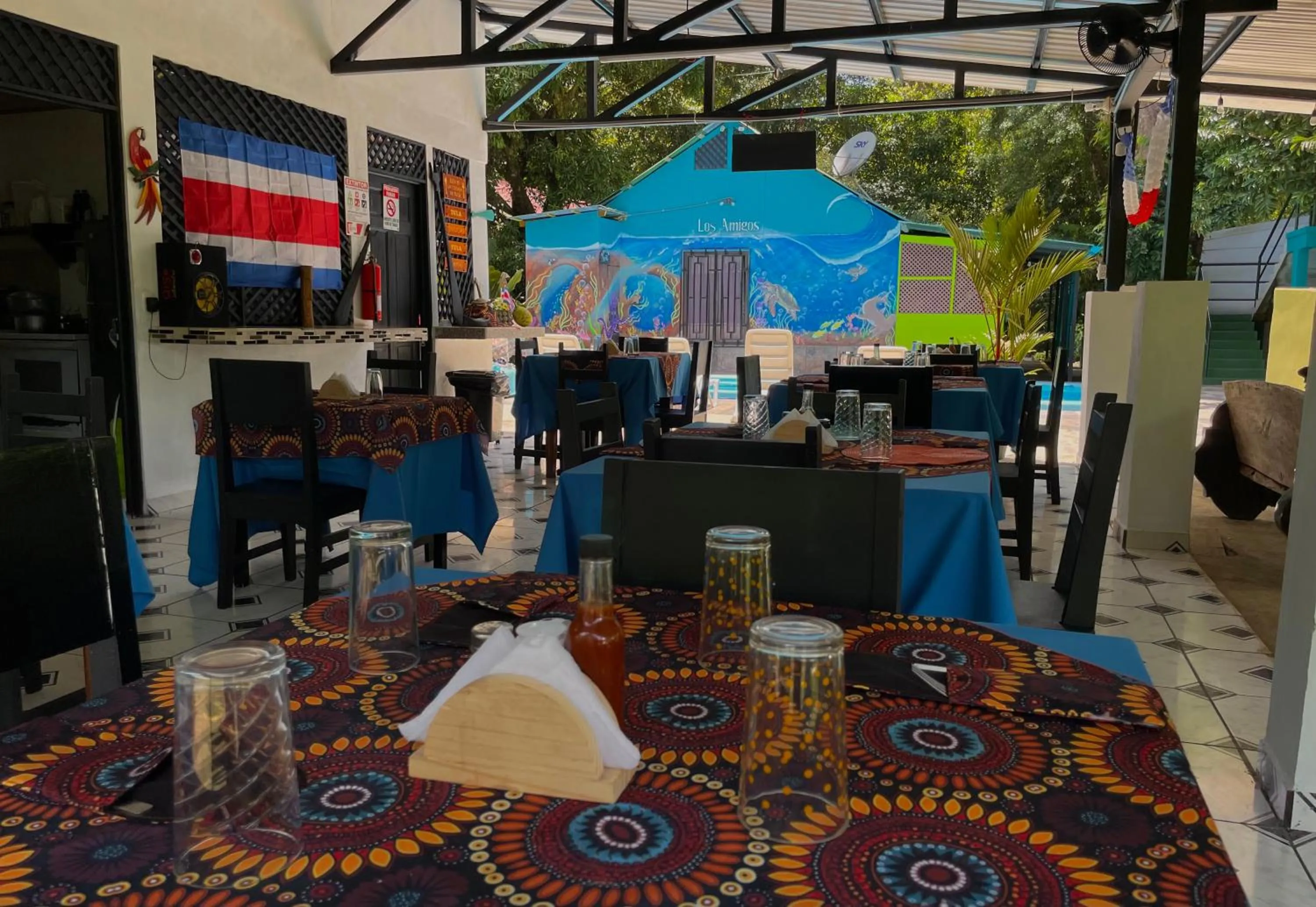 Patio in Carey Lodging