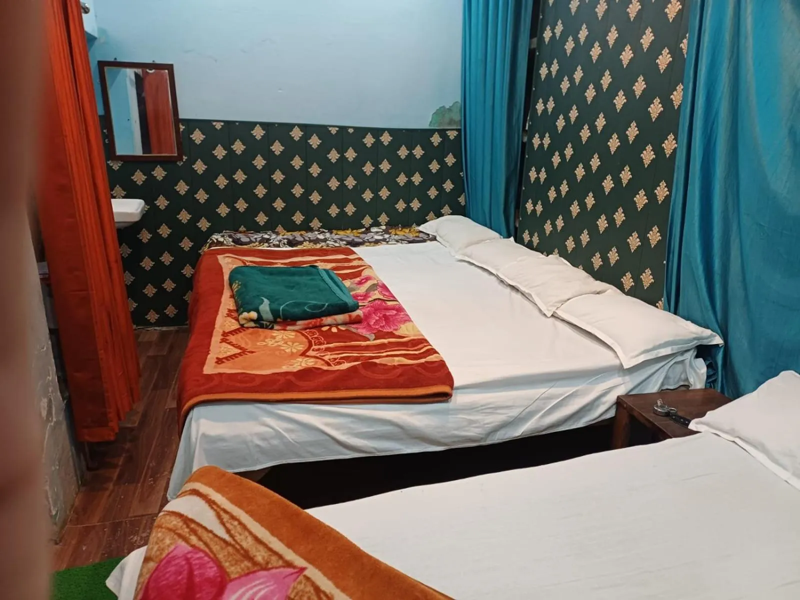 Bed in Maa Tara AC Home Stay