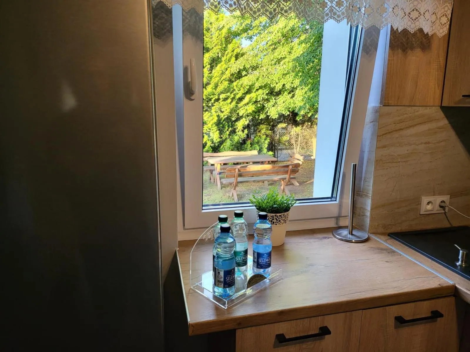 Kitchen or kitchenette in Apartamenty Premium Biznes Rumia