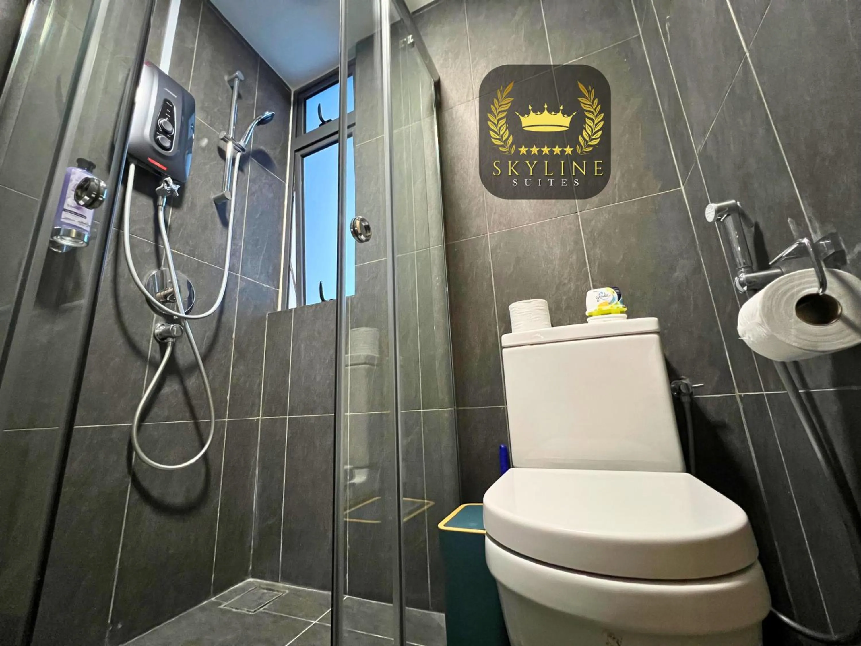 Shower in The Colony Skyline Suites KLCC