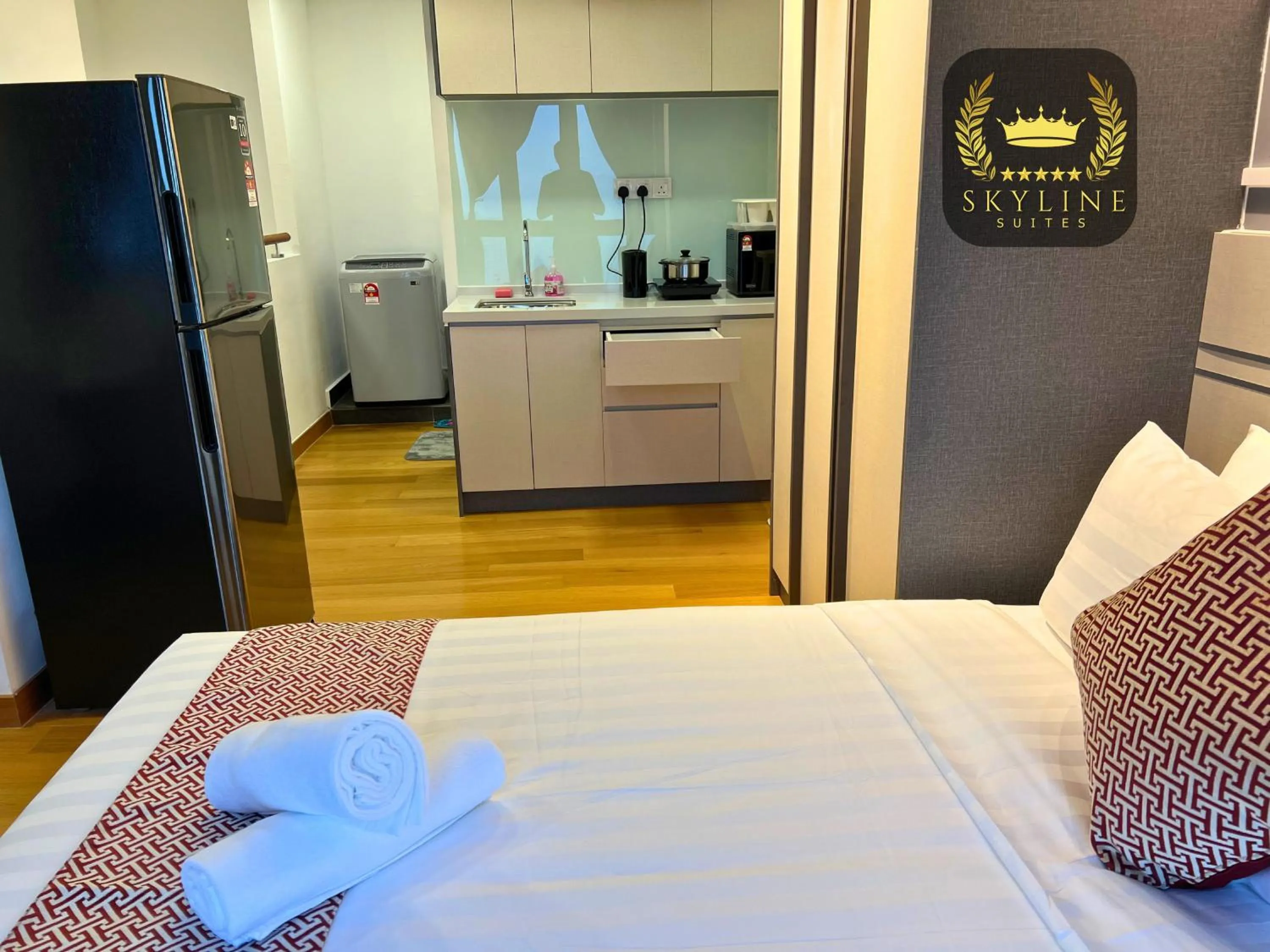 Bed in The Colony Skyline Suites KLCC