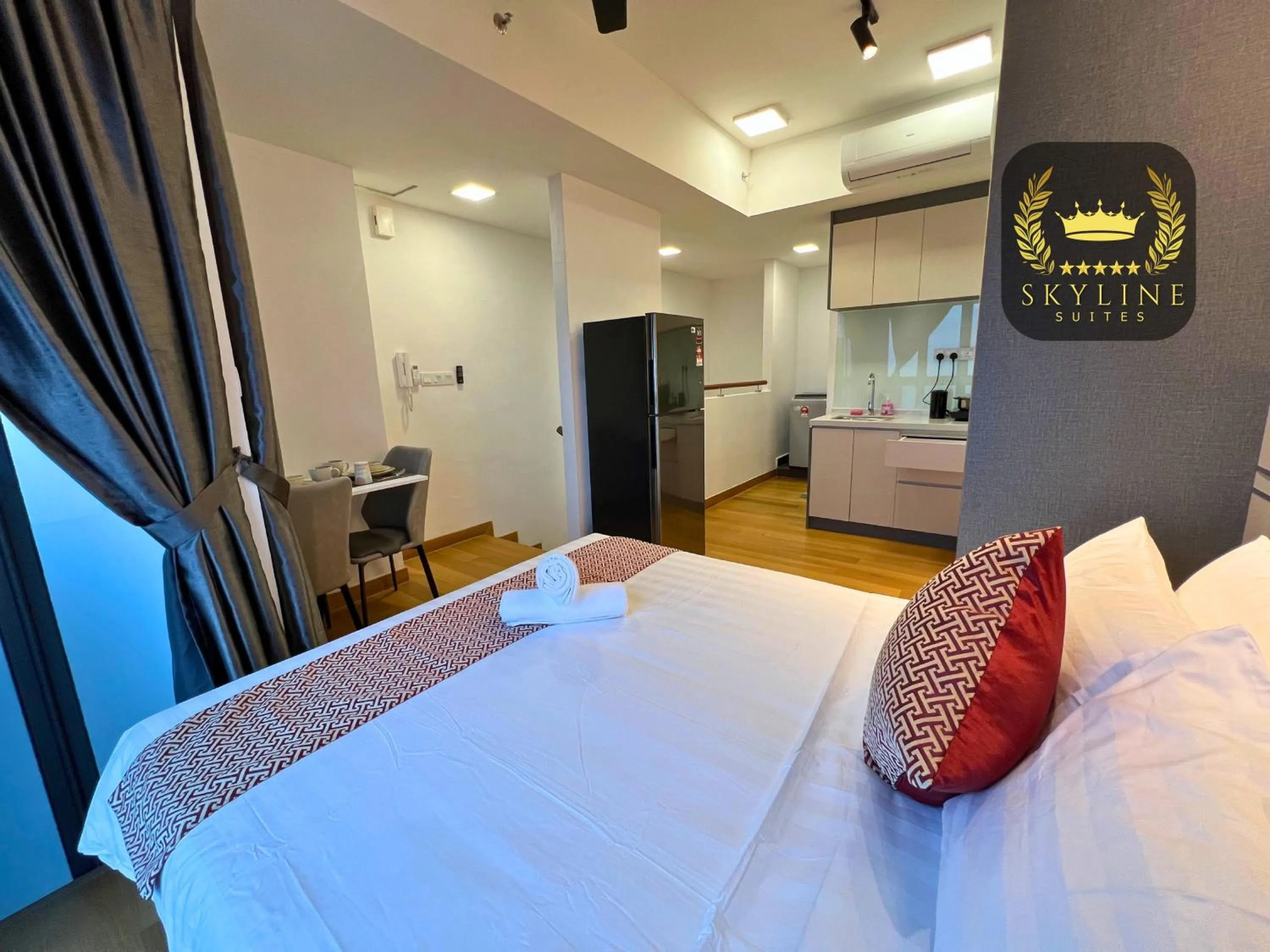 Bed in The Colony Skyline Suites KLCC