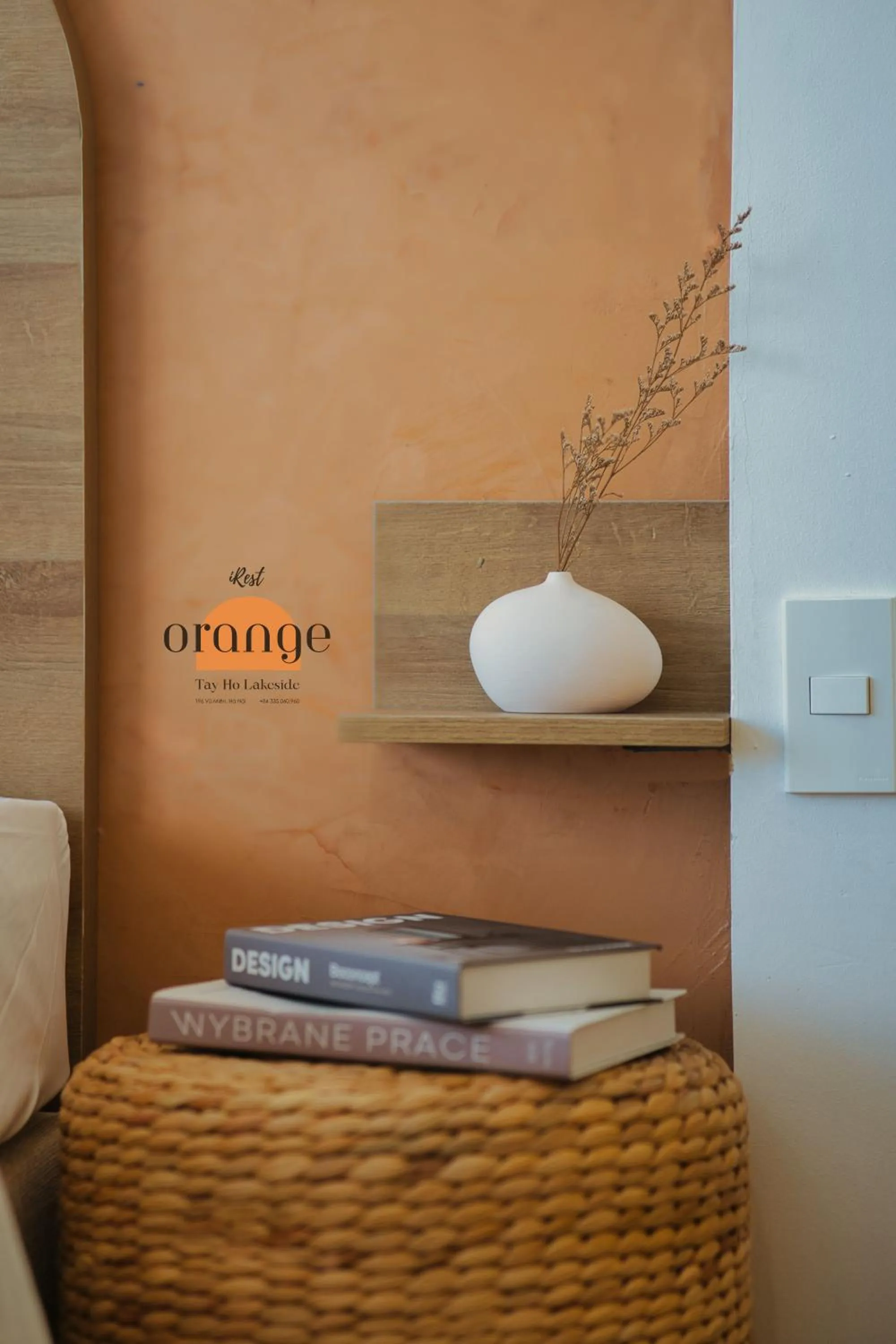 Decorative detail in iRest Orange Tay Ho Lakeside Apartment