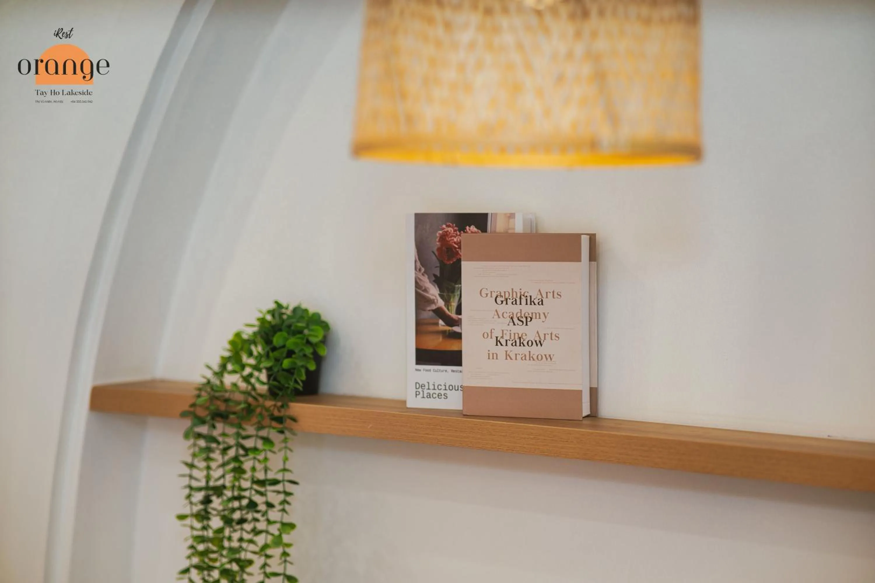 Decorative detail in iRest Orange Tay Ho Lakeside Apartment