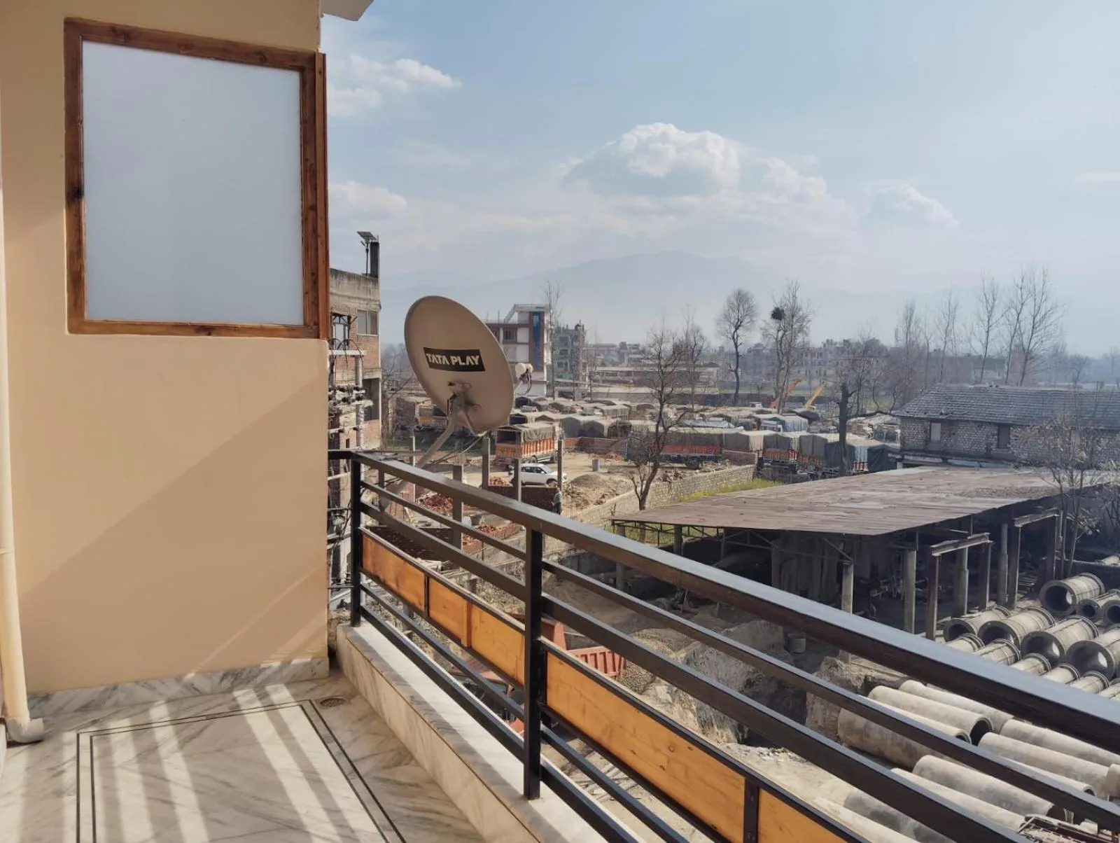 Balcony/Terrace in Hotel CM Palace - Pure Vegetarian