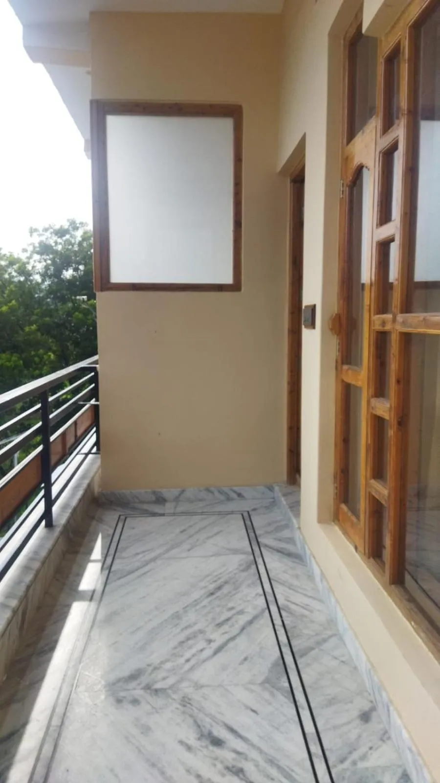 Balcony/Terrace in Hotel CM Palace - Pure Vegetarian