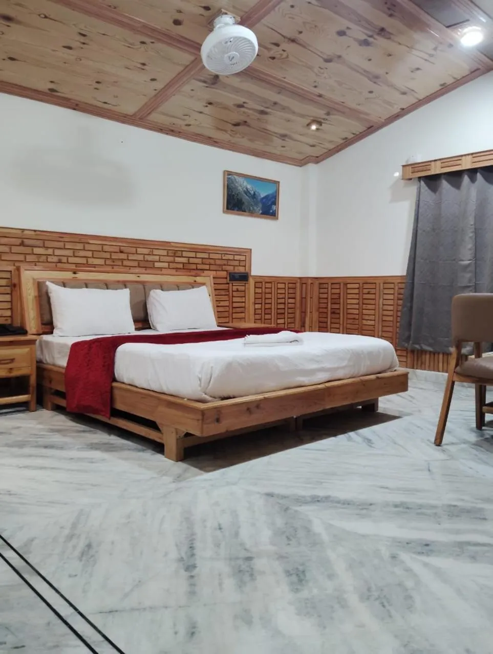 Bed in Hotel CM Palace - Pure Vegetarian