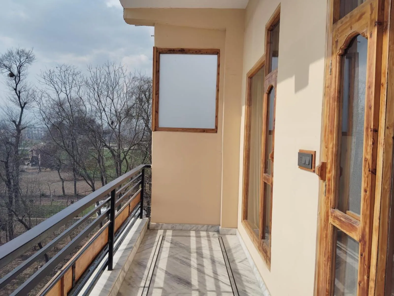 Balcony/Terrace in Hotel CM Palace - Pure Vegetarian