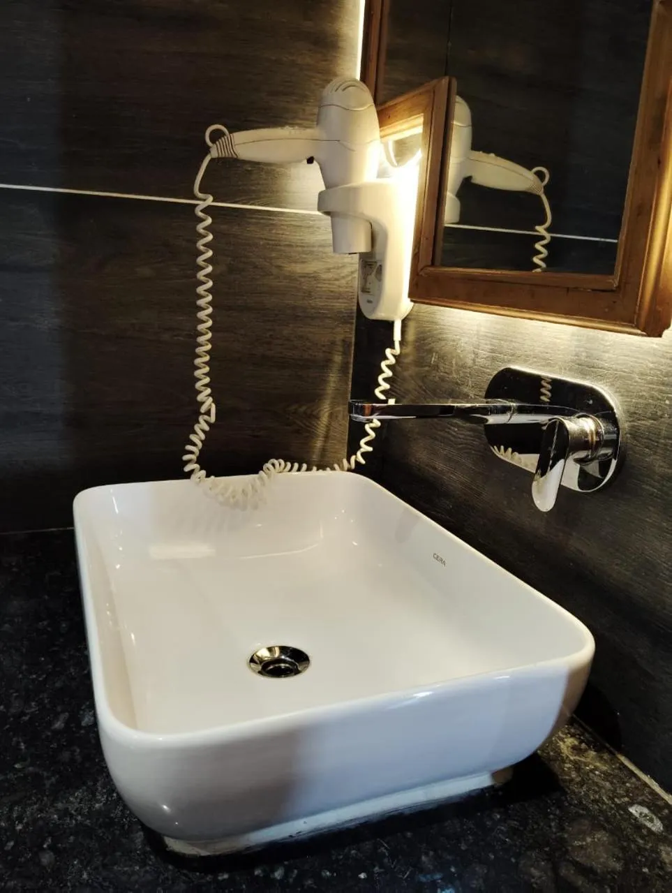 Bathroom in Hotel CM Palace - Pure Vegetarian