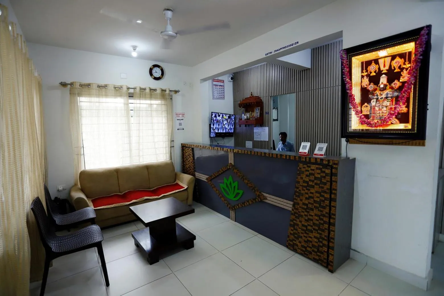 Lobby or reception in Hotel Gurudev Residency