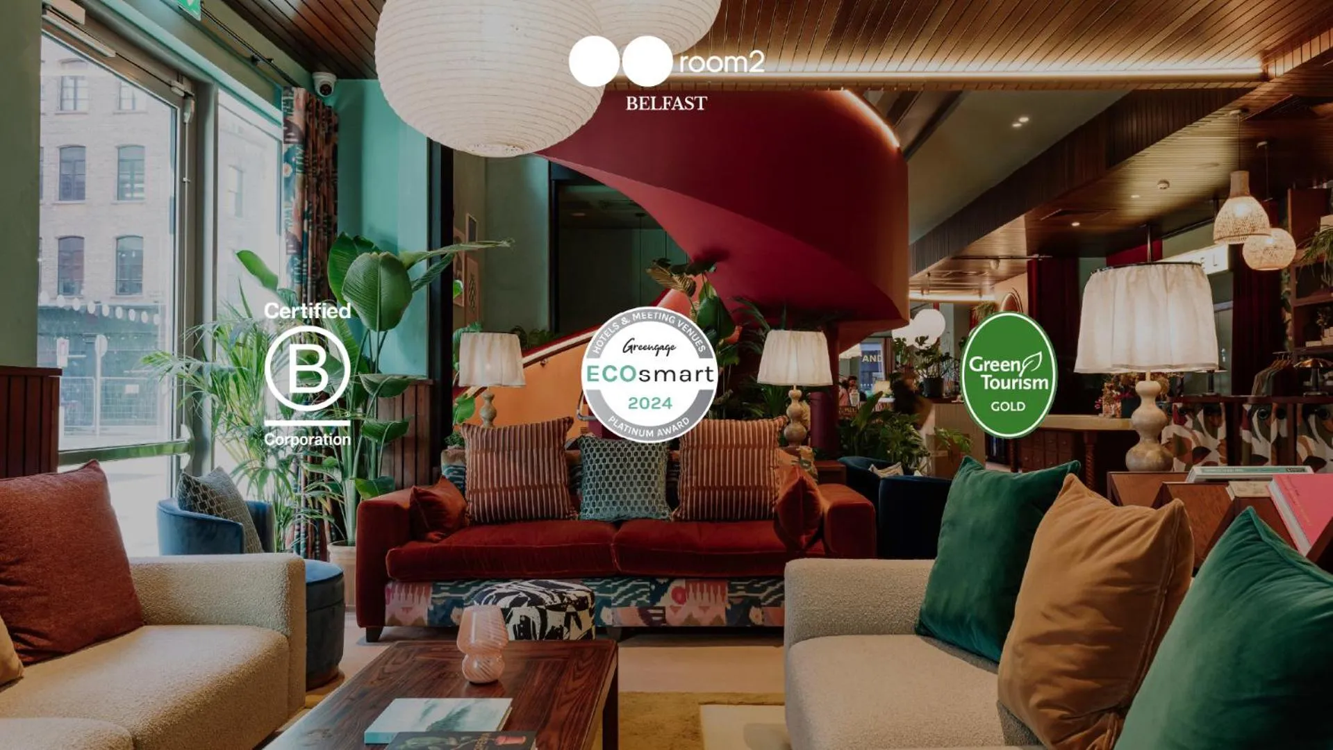 Certificate/Award in room2 Belfast Hometel