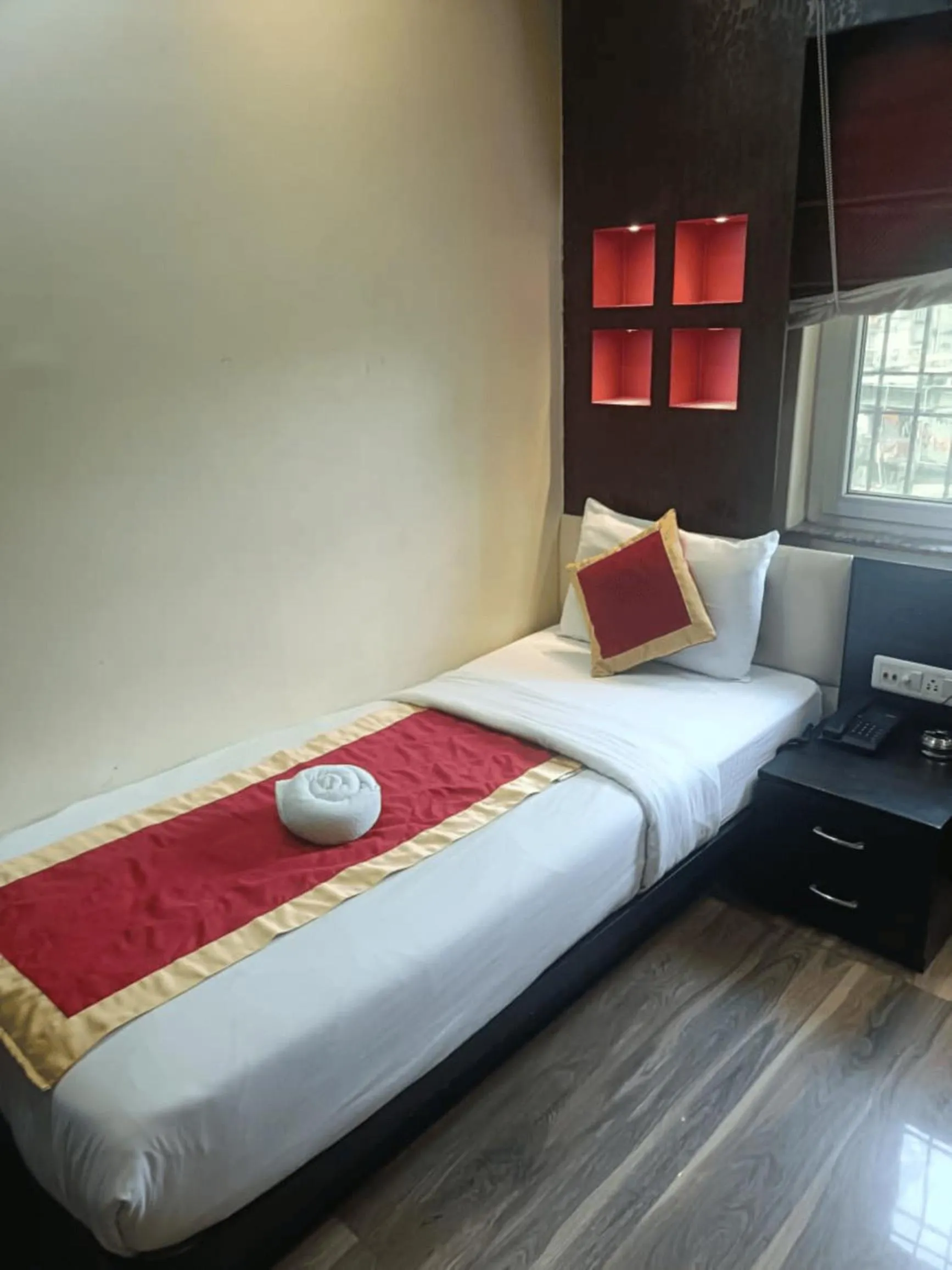 Bedroom, Bed in Hotel Swagat