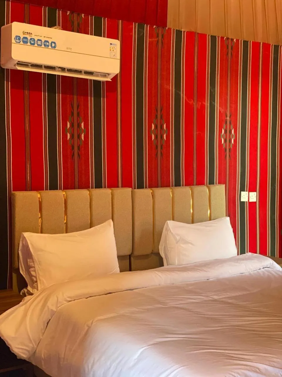 Bed in Mirage Camp Wadi Rum