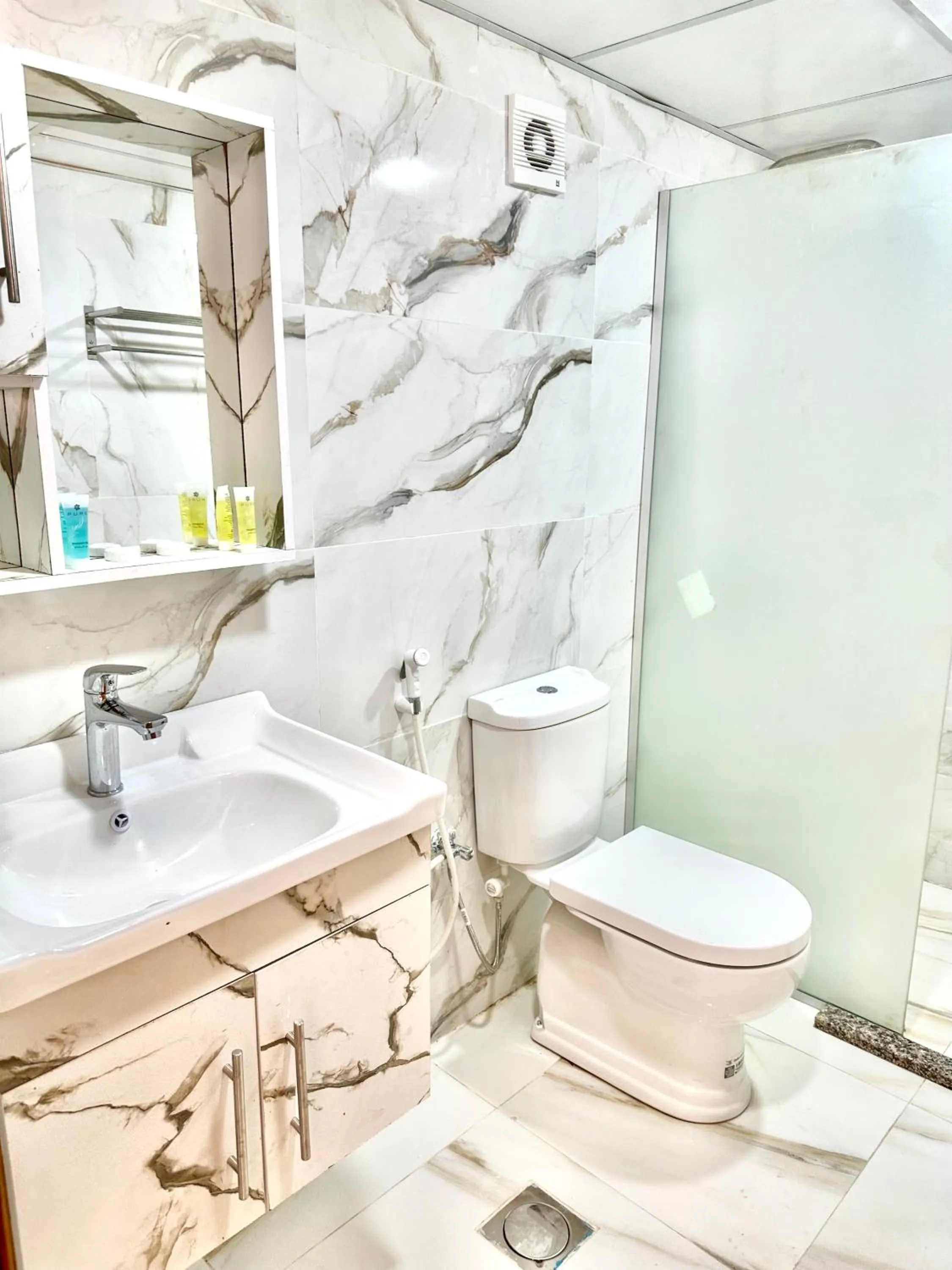 Bathroom in Mirage Camp Wadi Rum