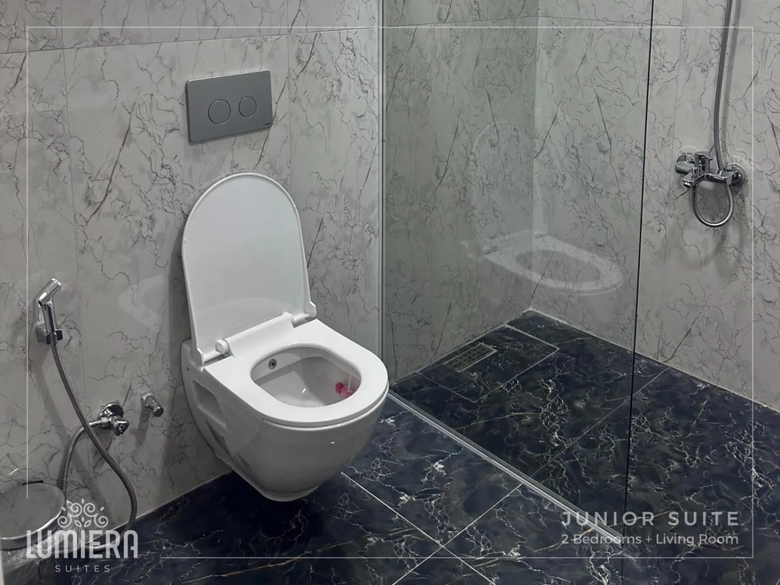 Toilet in Lumiera Suites Hotel