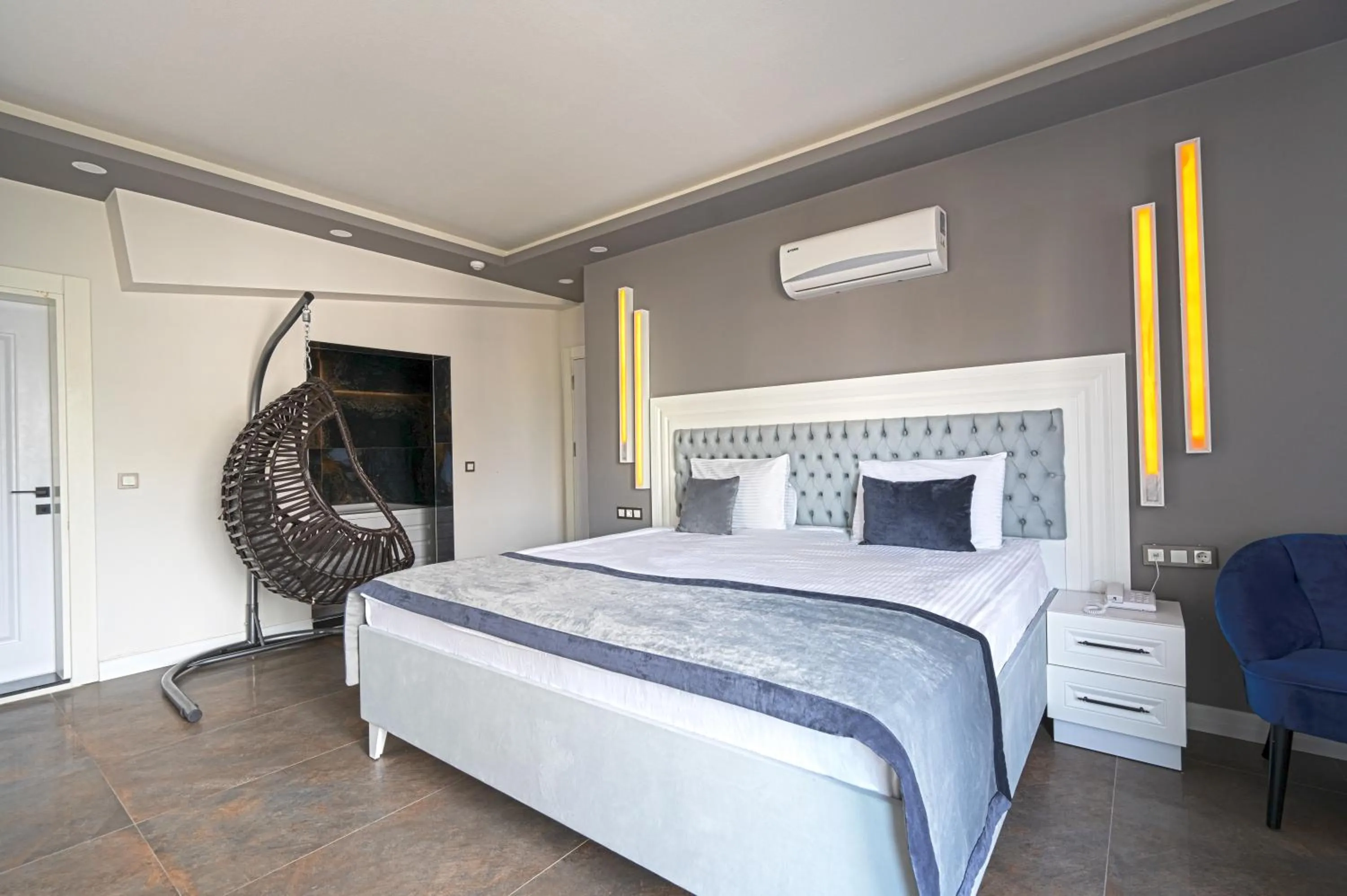 Bed in Mira Hotel Antalya