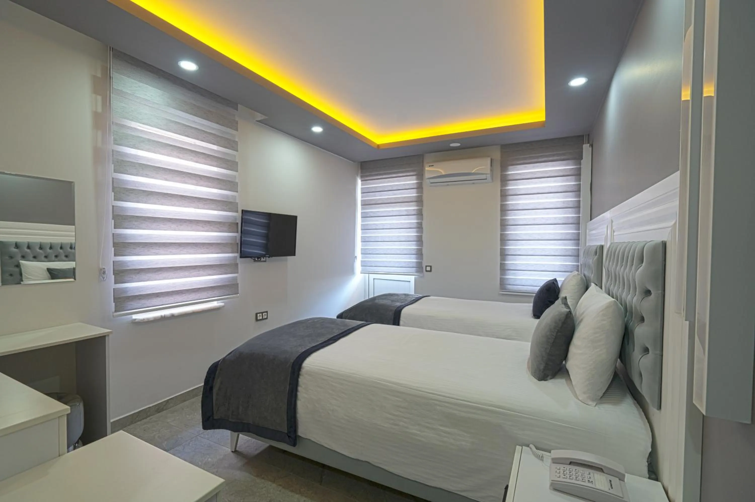 Bed in Mira Hotel Antalya