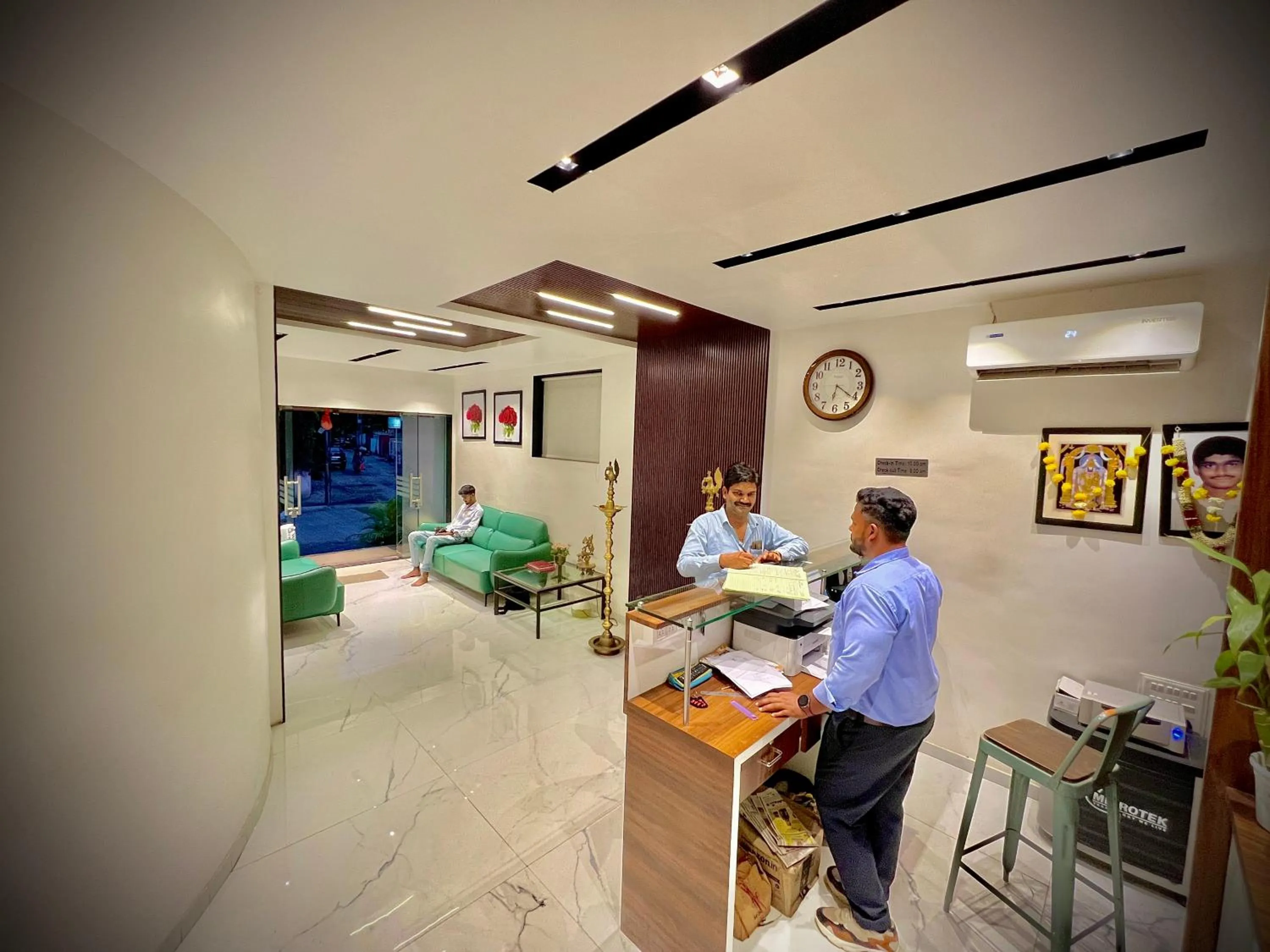 Lobby or reception in Hotel Rahul Regency, Aurangabad